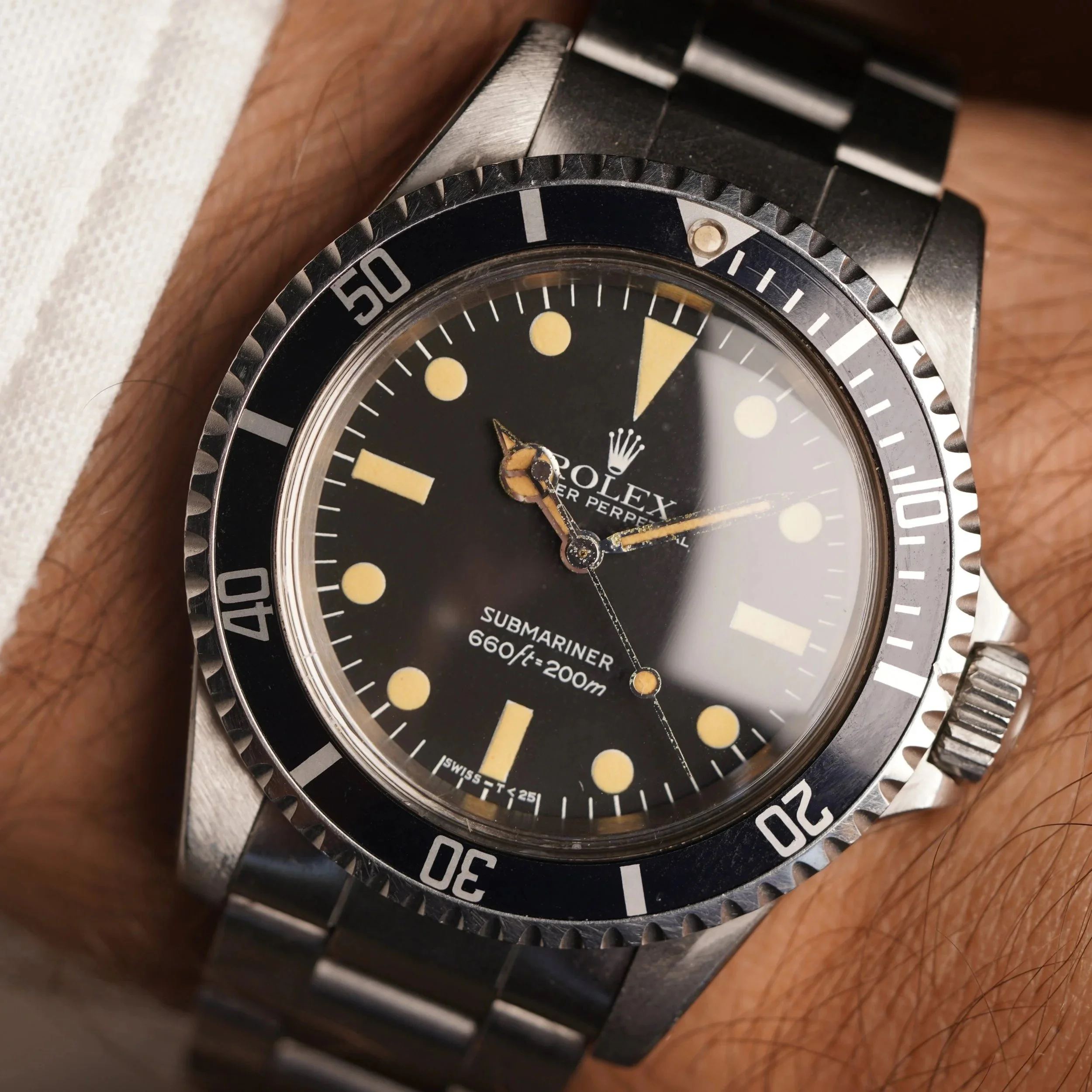 Rolex Maxi Mk IV Submariner Reference 5513 Unpolished