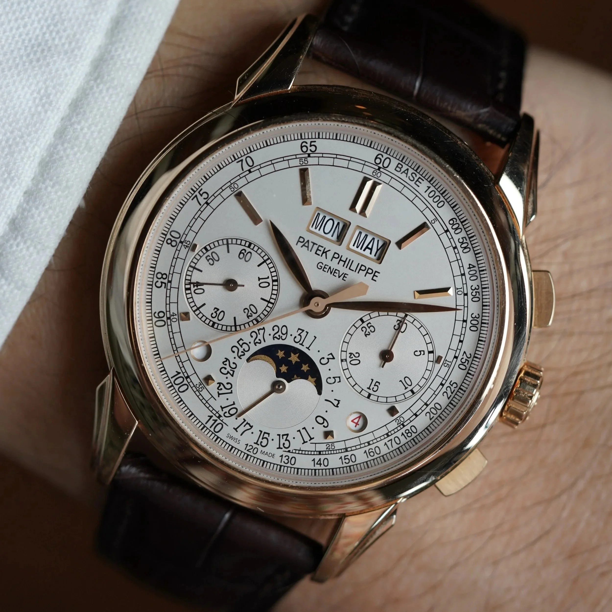 Patek Philippe Reference 5270R in 18k RG Unpolished w/ Box