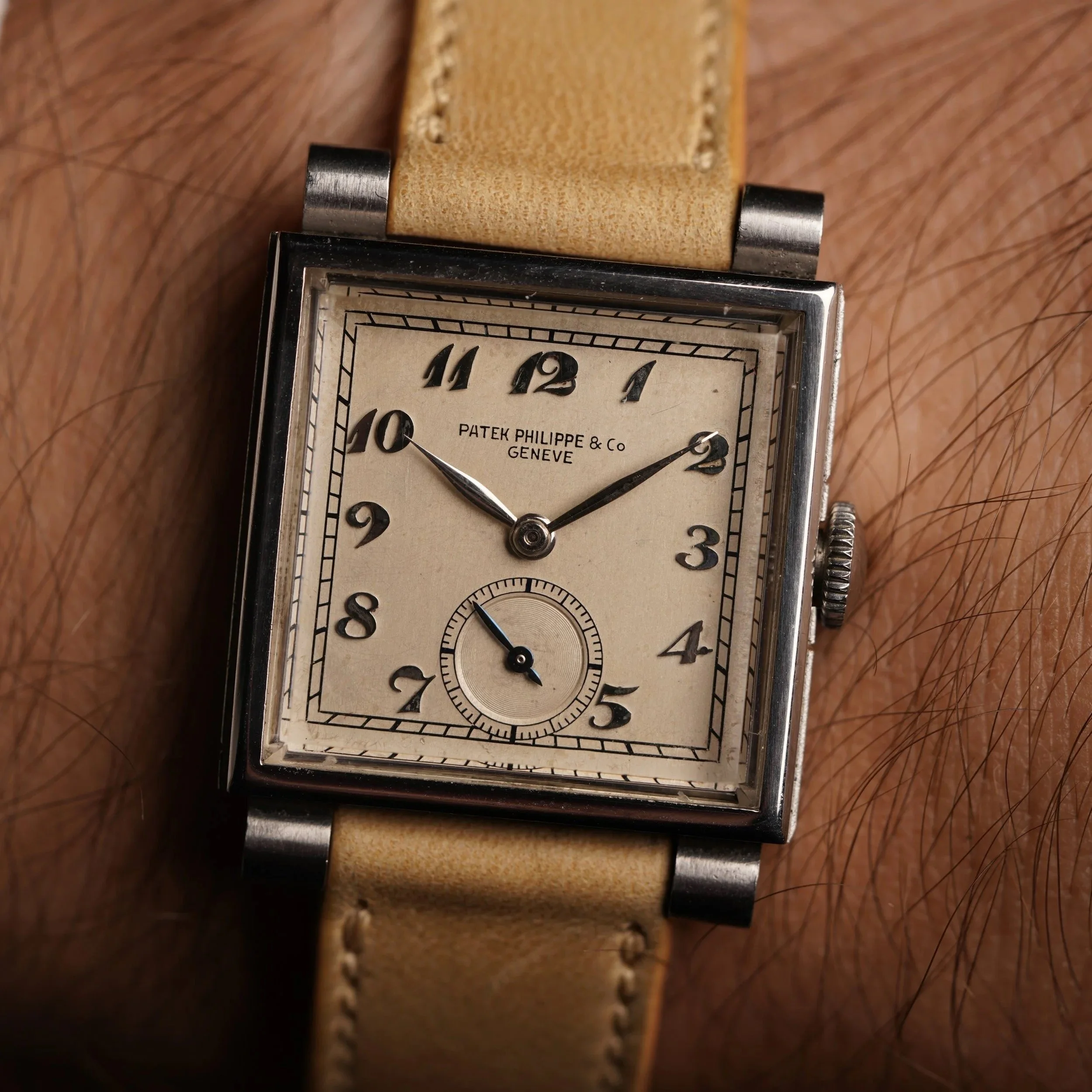 Patek Philippe Breguet Dial Reference 1485 in Steel Unpolished w/ Extract