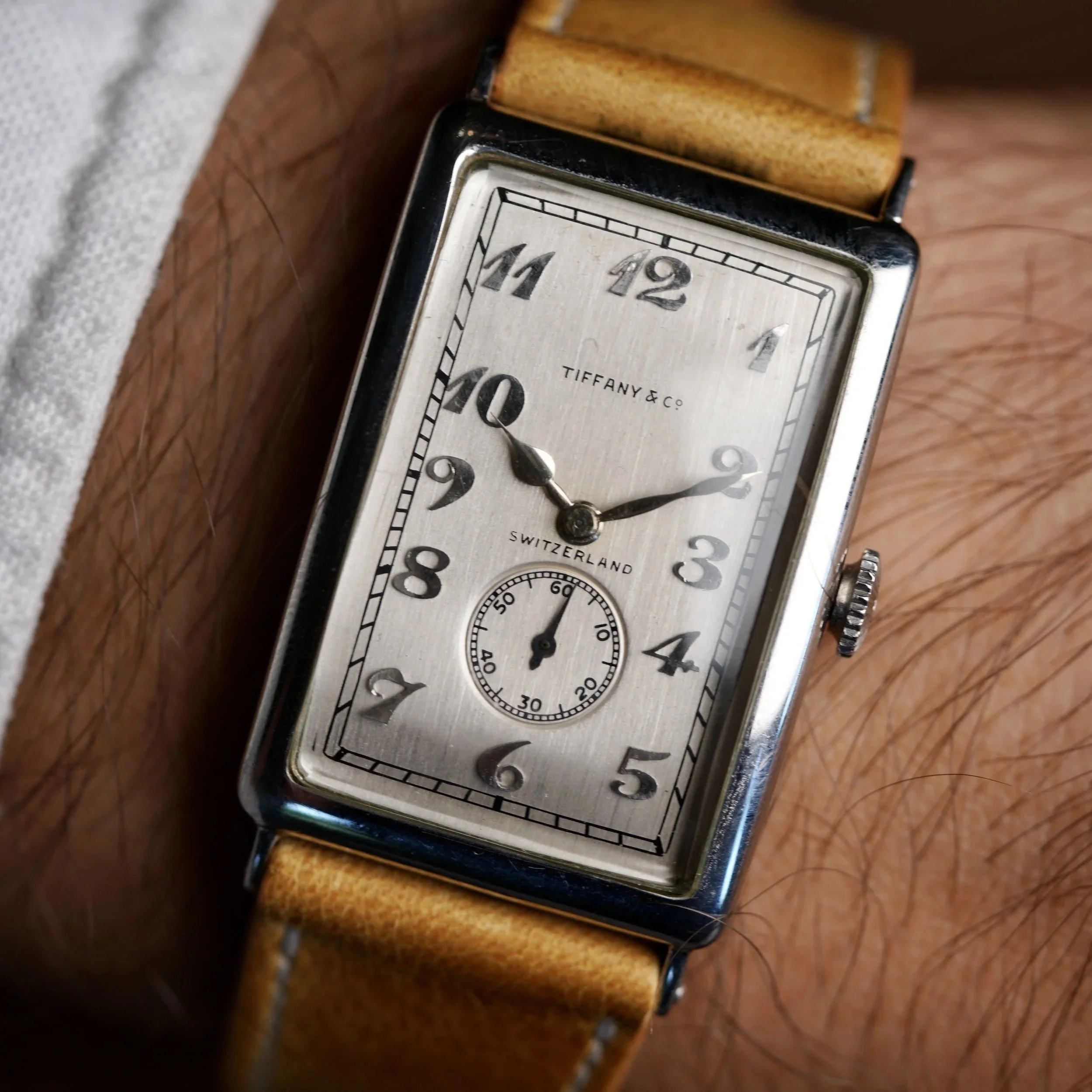 Patek Philippe Retailed by Tiffany &amp; Co. Wristwatch in Platinum w/ Extract
