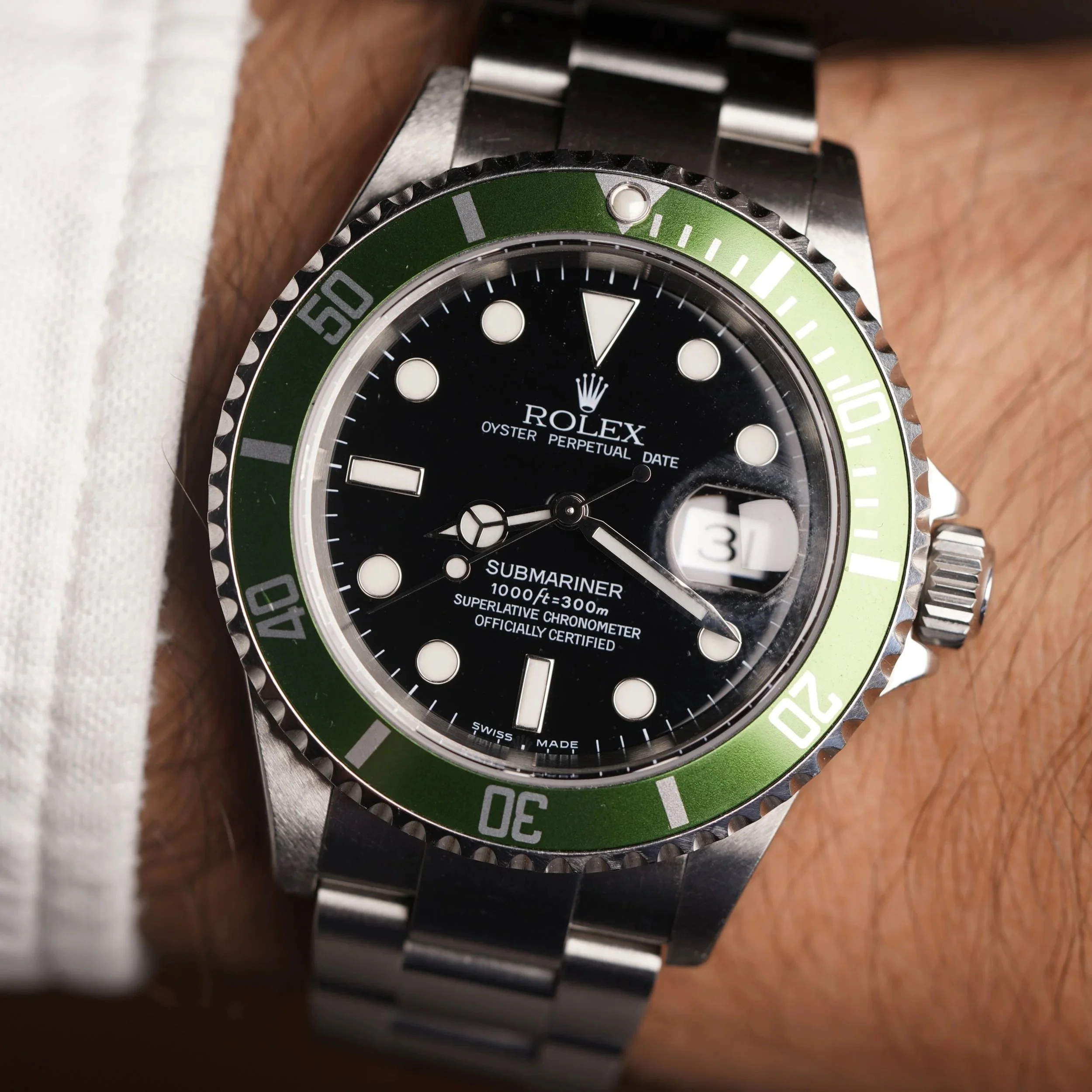Rolex Kermit Submariner Ref 16610 Full Set w/ RSC Card
