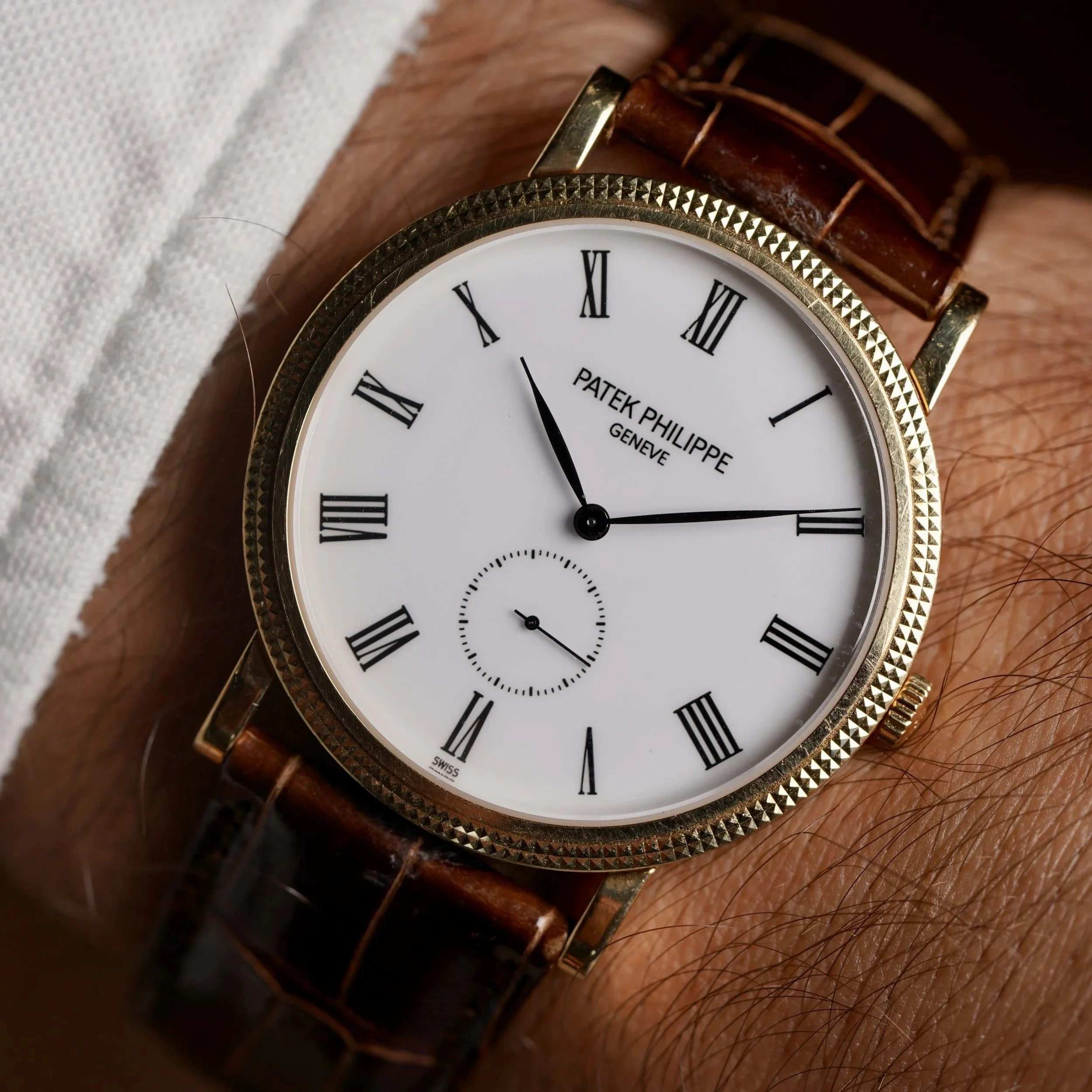 Patek Philippe Reference 5119J in 18K YG Unpolished w/ Box &amp; Booklet