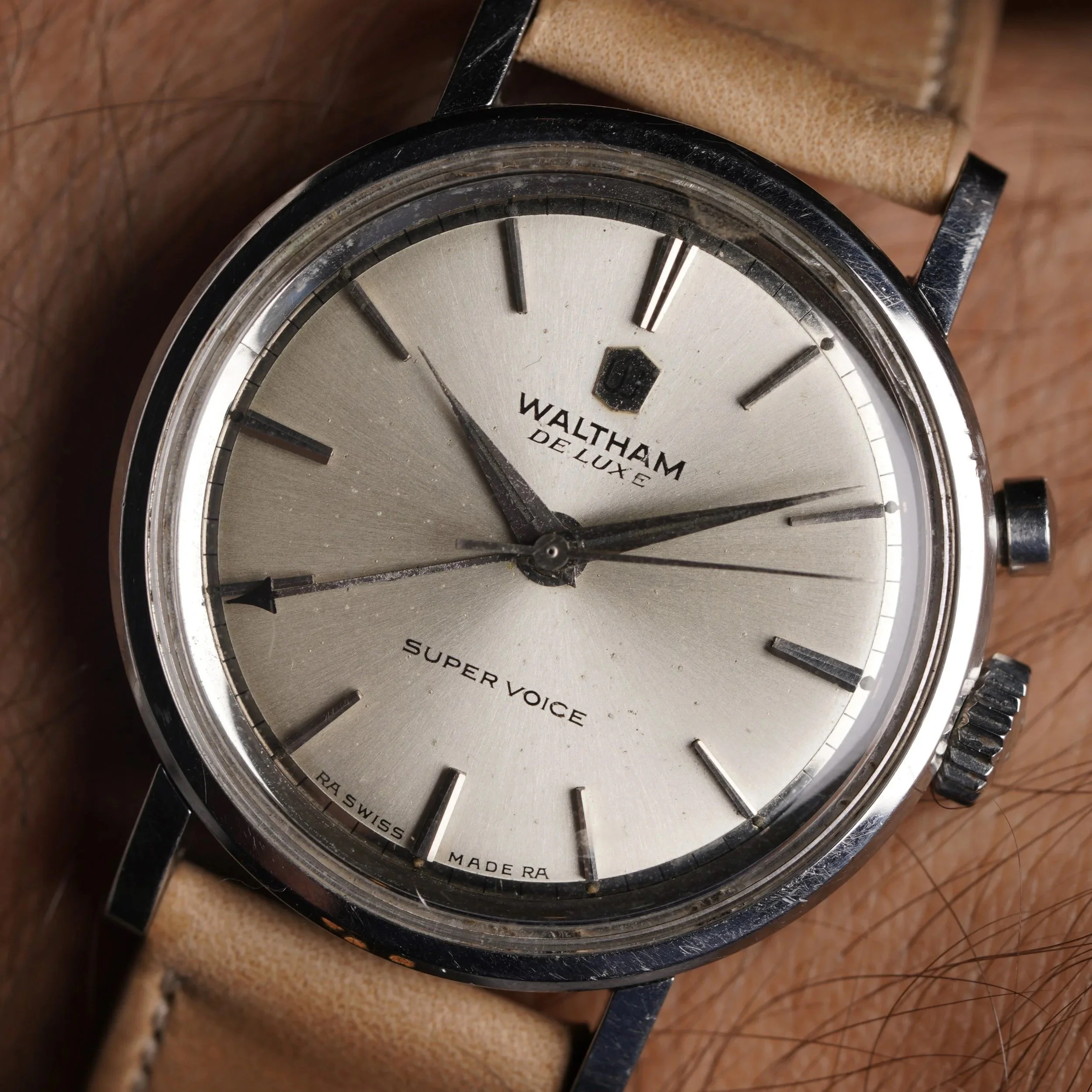 Waltham Deluxe Super Voice Alarm Unpolished