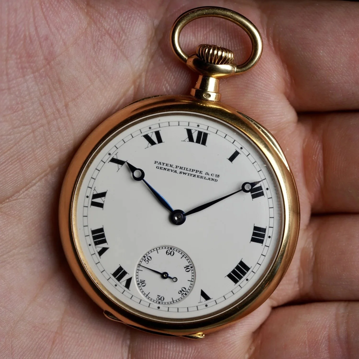 Patek Philippe Pocket Watch in 18K Yellow Gold Owned by James G. Whiteley