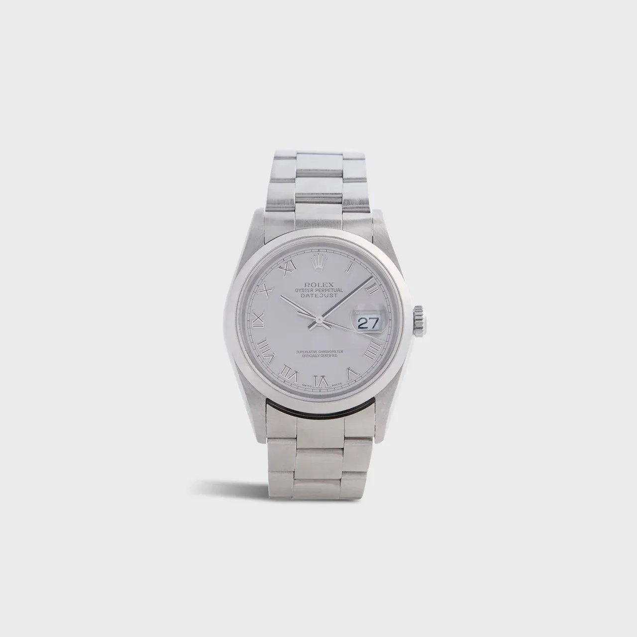 Rolex Datejust Reference 16200 Non-Luminous Roman Dial Unpolished