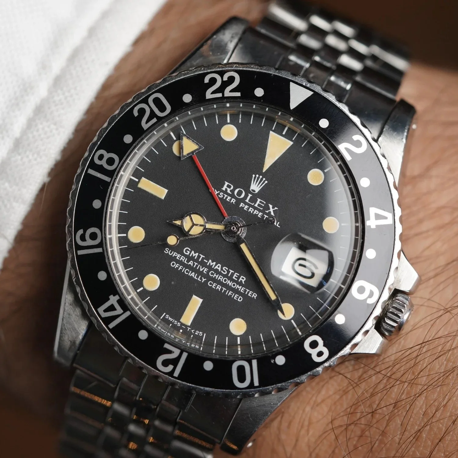 Rolex GMT-Master Reference 1675 w/ Black Insert