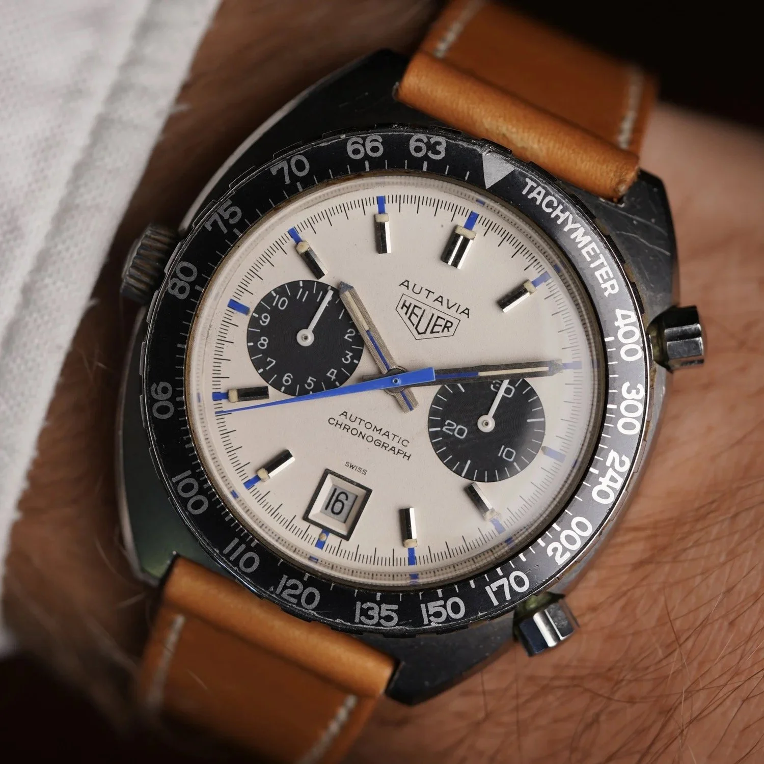 Heuer Mk 6 Jo Siffert Autavia Ref 1163 Unpolished