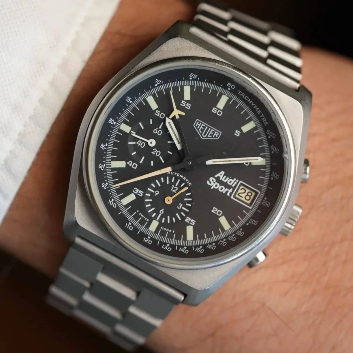 HEUER Audi Sport Chronograph Unpolished