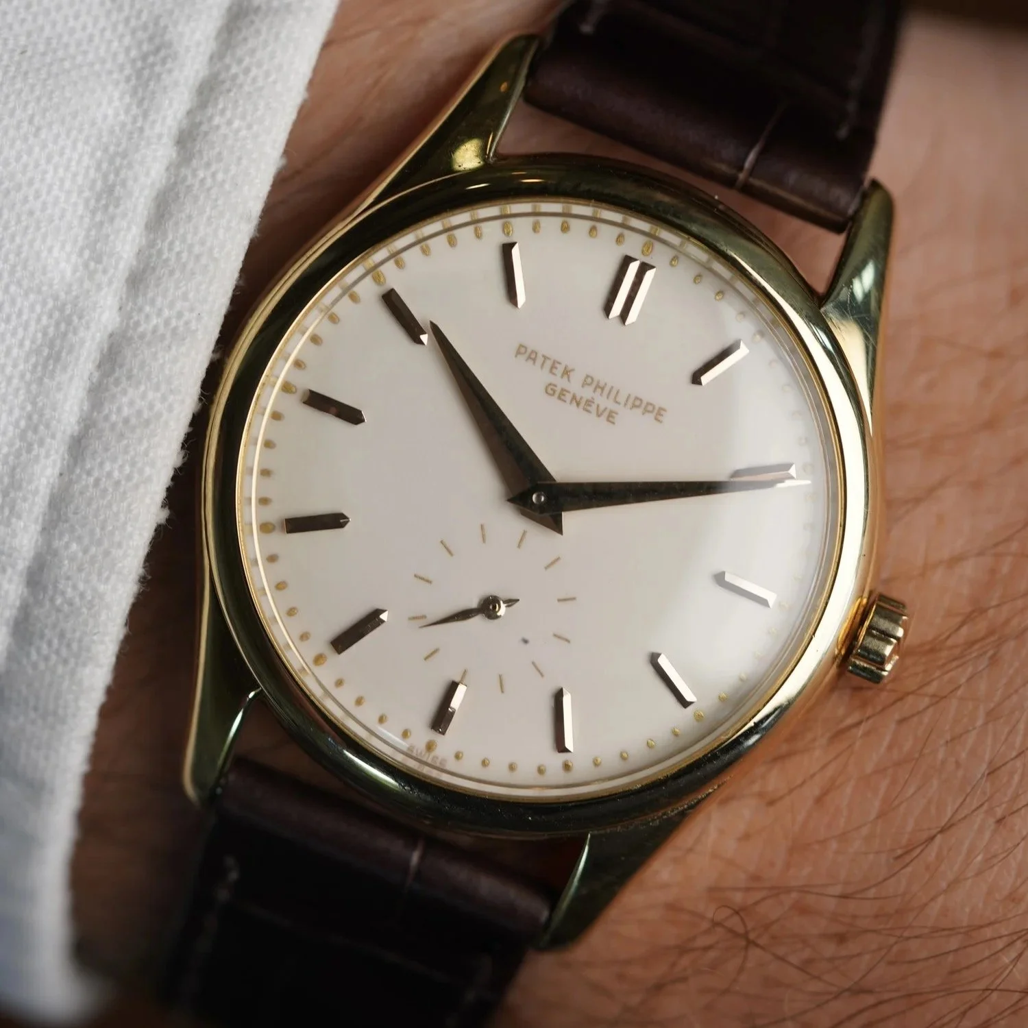 Patek Philippe First Series Dial Reference 2526 in 18K Yellow Gold w/ Extract