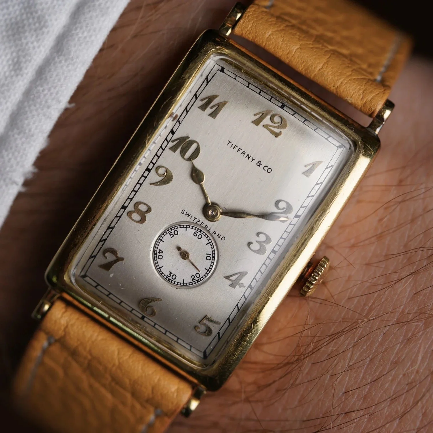 Patek Philippe Retailed by Tiffany &amp; Co. Breguet Numerals Wristwatch 18K YG w/ Extract