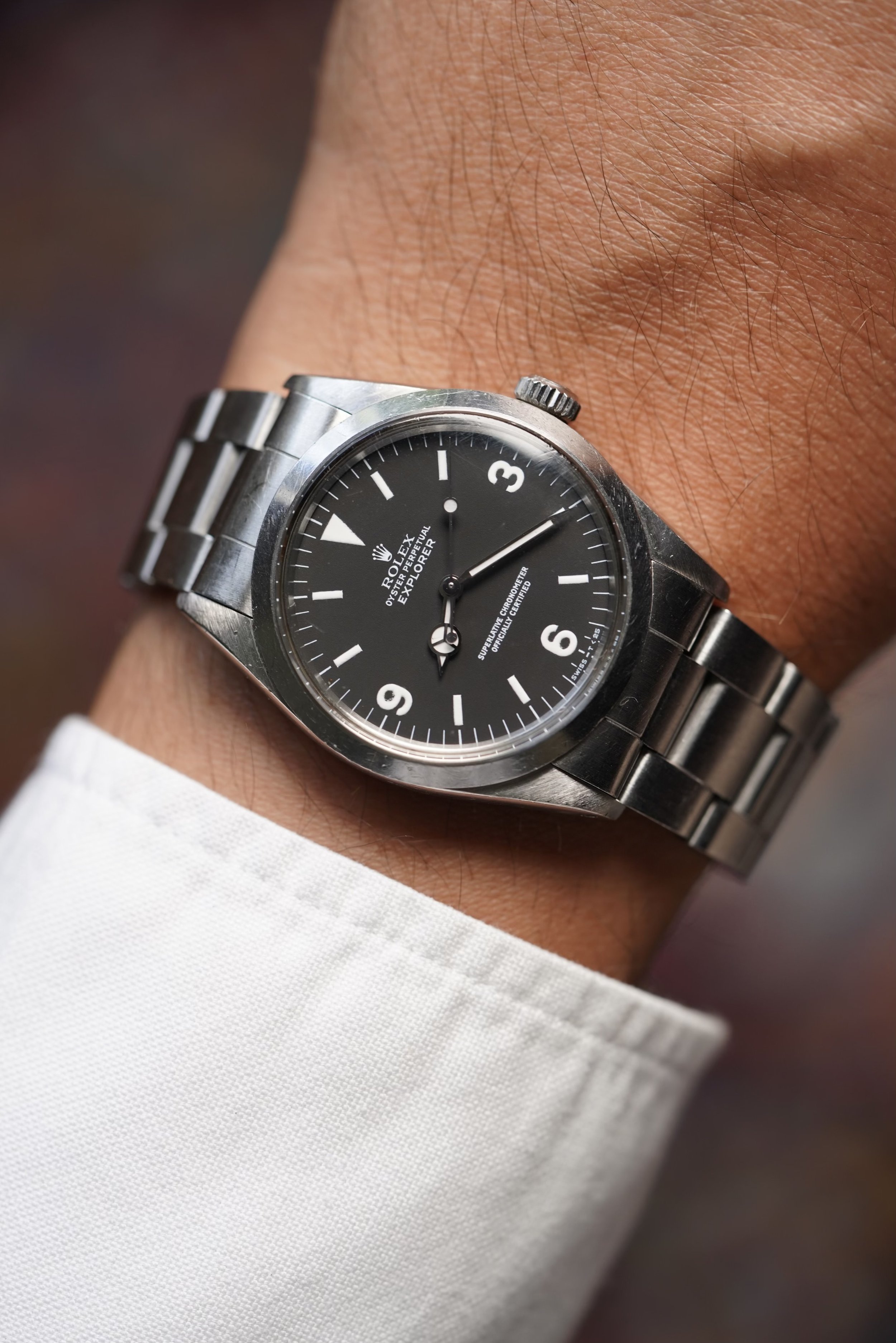 Rolex Explorer I Reference 1016 R Serial Unpolished Wind Vintage