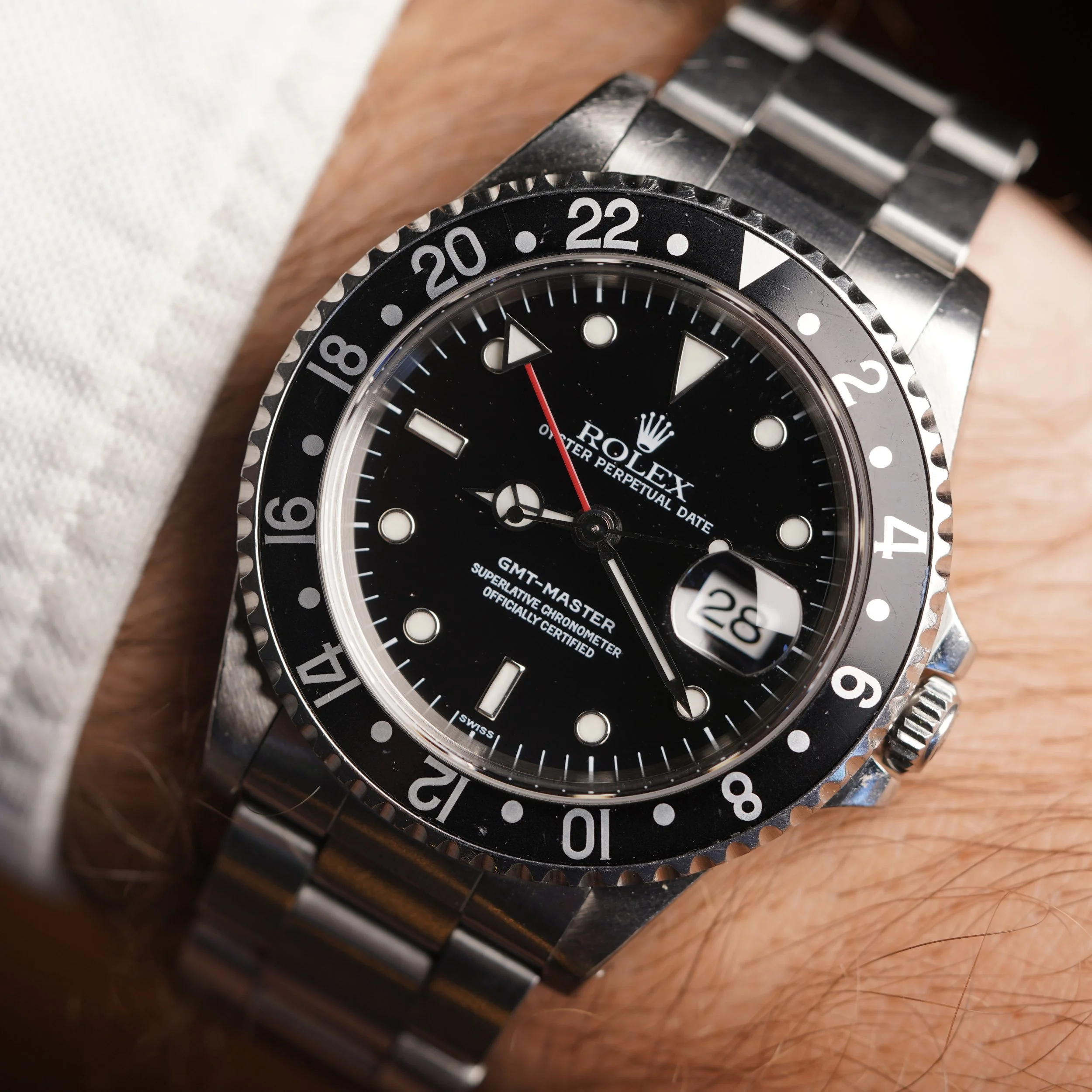 Rolex GMT-Master Ref 16700 Black Insert Unpolished w/ Papers