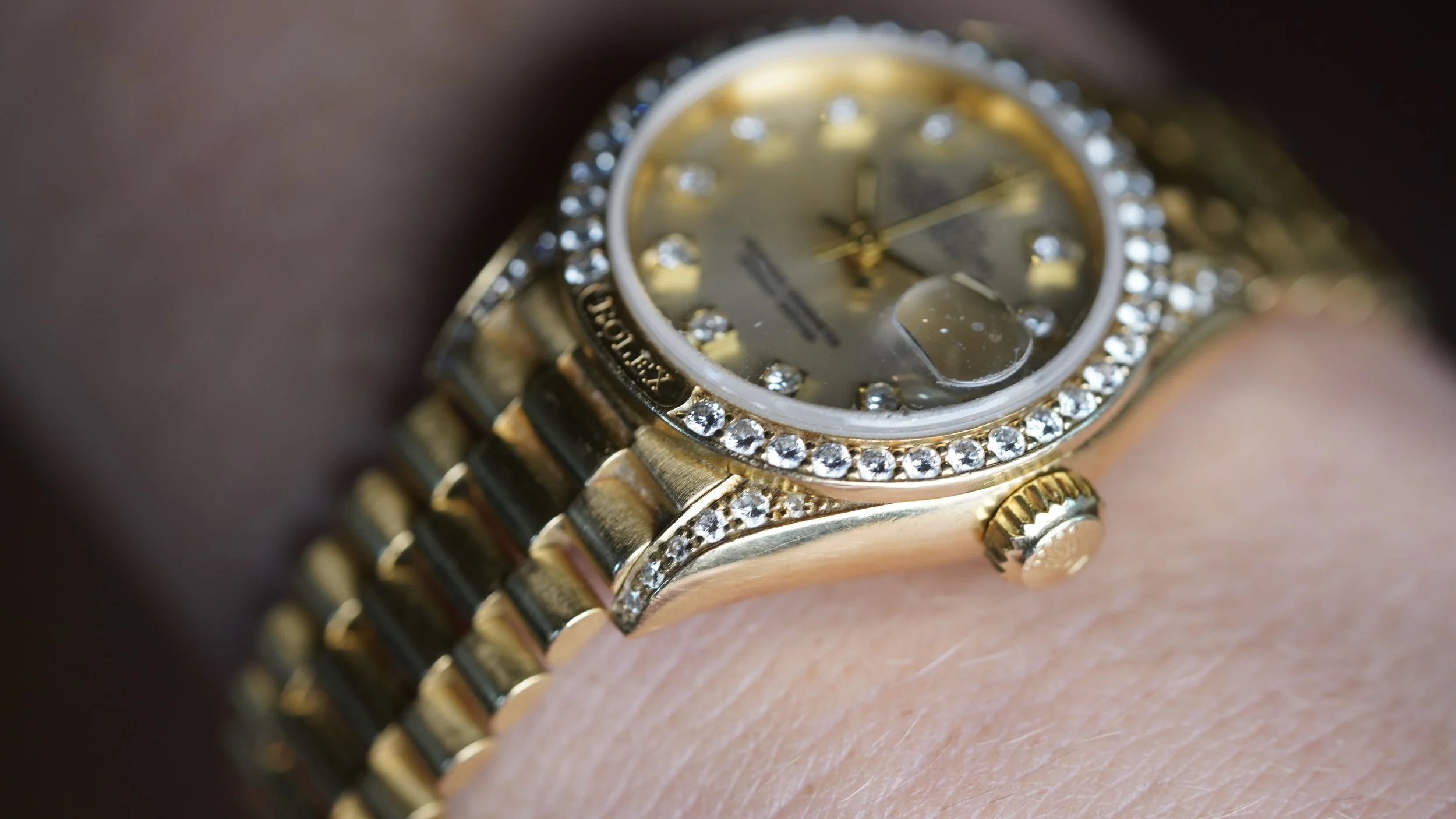 Rolex Ladies Datejust Diamond Set Ref. 69158 in 18k YG Full Set