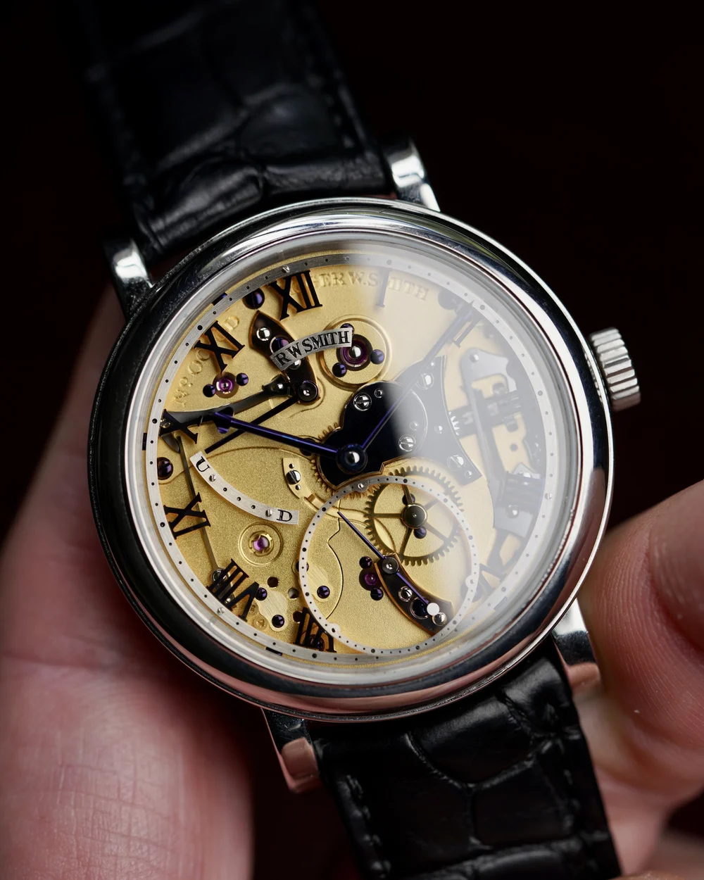 Roger W. Smith Series 2 Open Dial in Platinum Unpolished Full Set ...