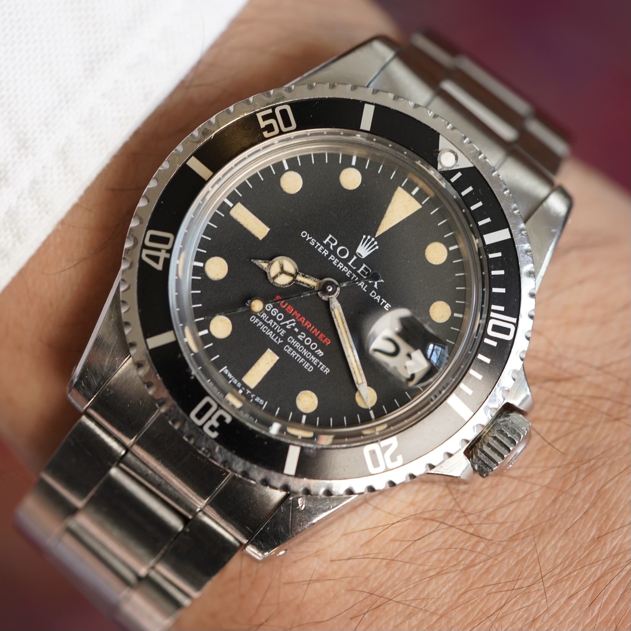 Rolex 1680 top red sub
