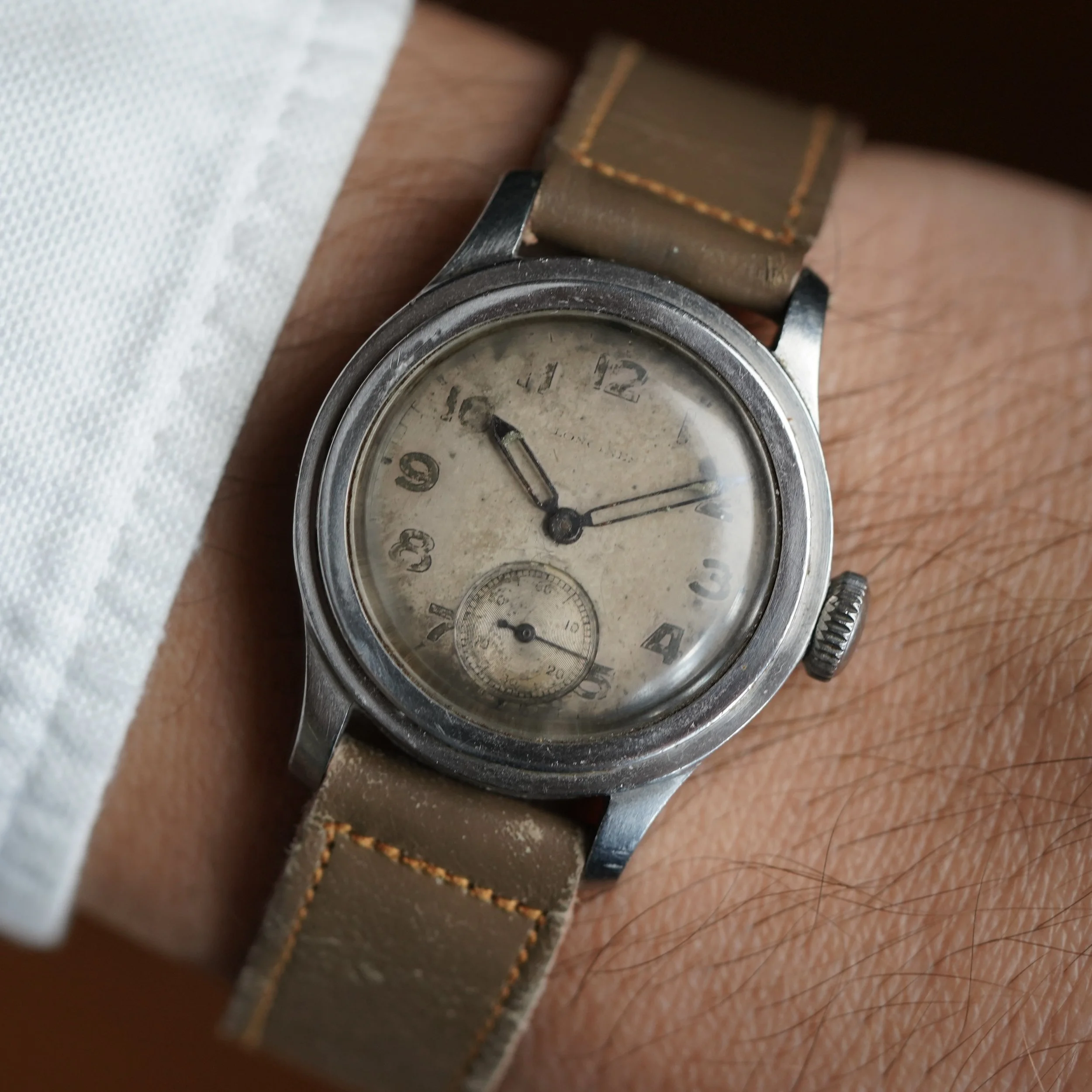 Longines “Tre Tacche” Royal Canadian Navy R.G. Buckingham Reference 3777 Unpolished