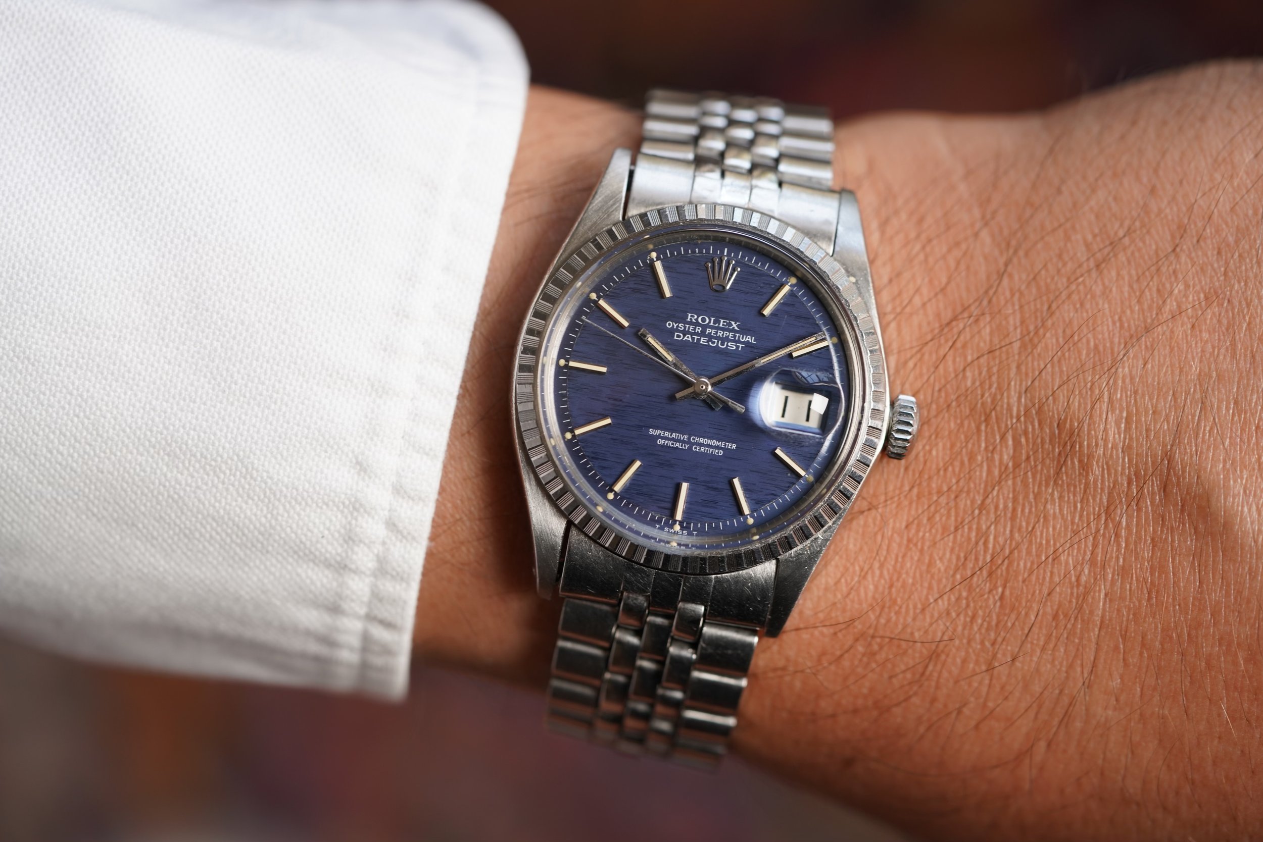 Rolex 1603 blue new arrivals