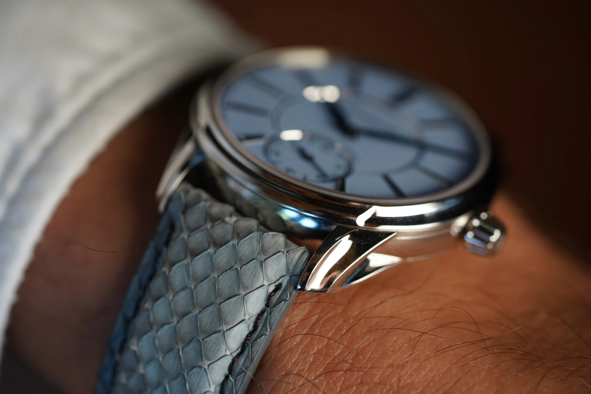 Grönefeld 1941 Principia Automatic w/ Blue Dial in Stainless Steel