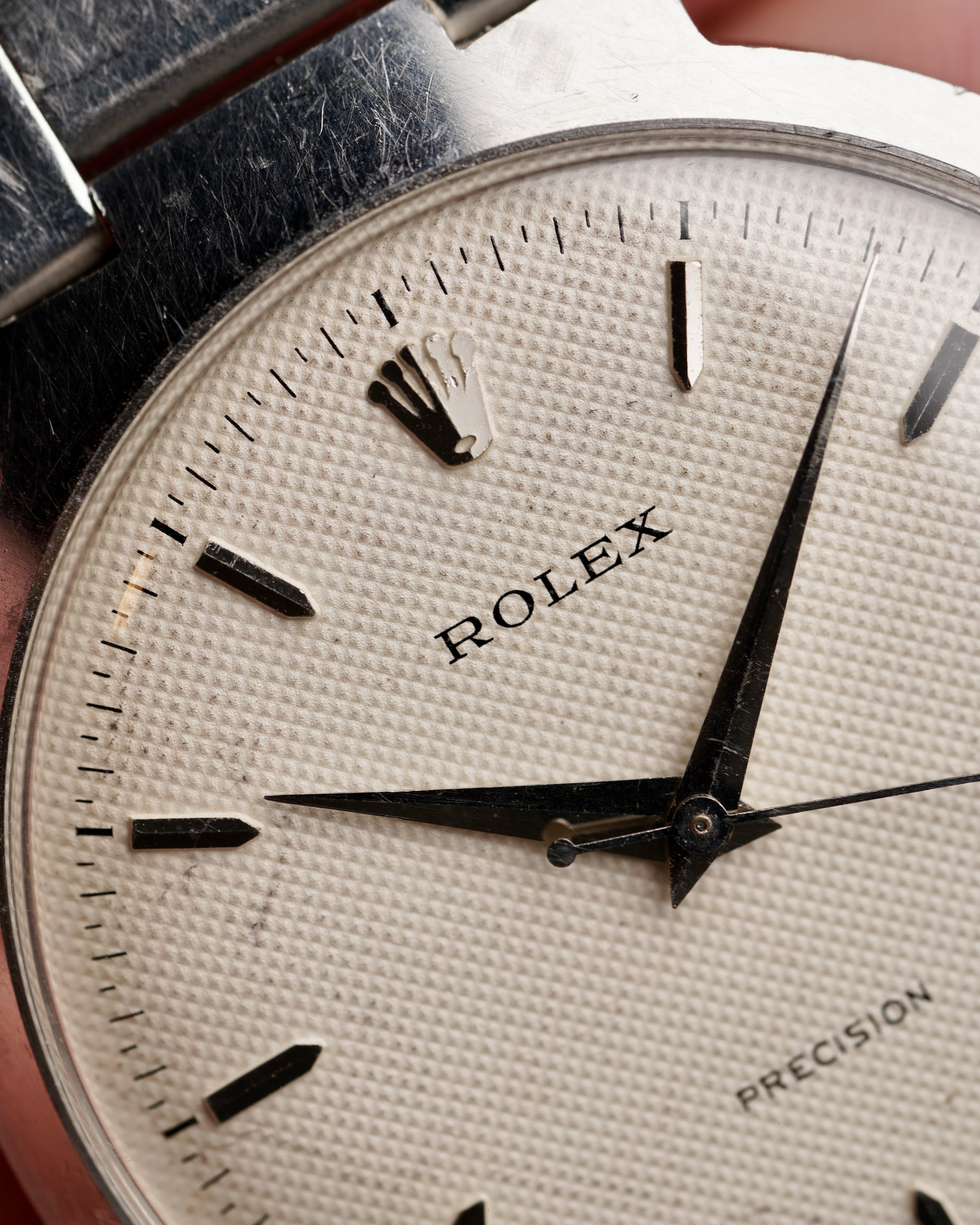 Rolex Precision “UFO” Reference 9083 w/ Waffle Dial Unpolished