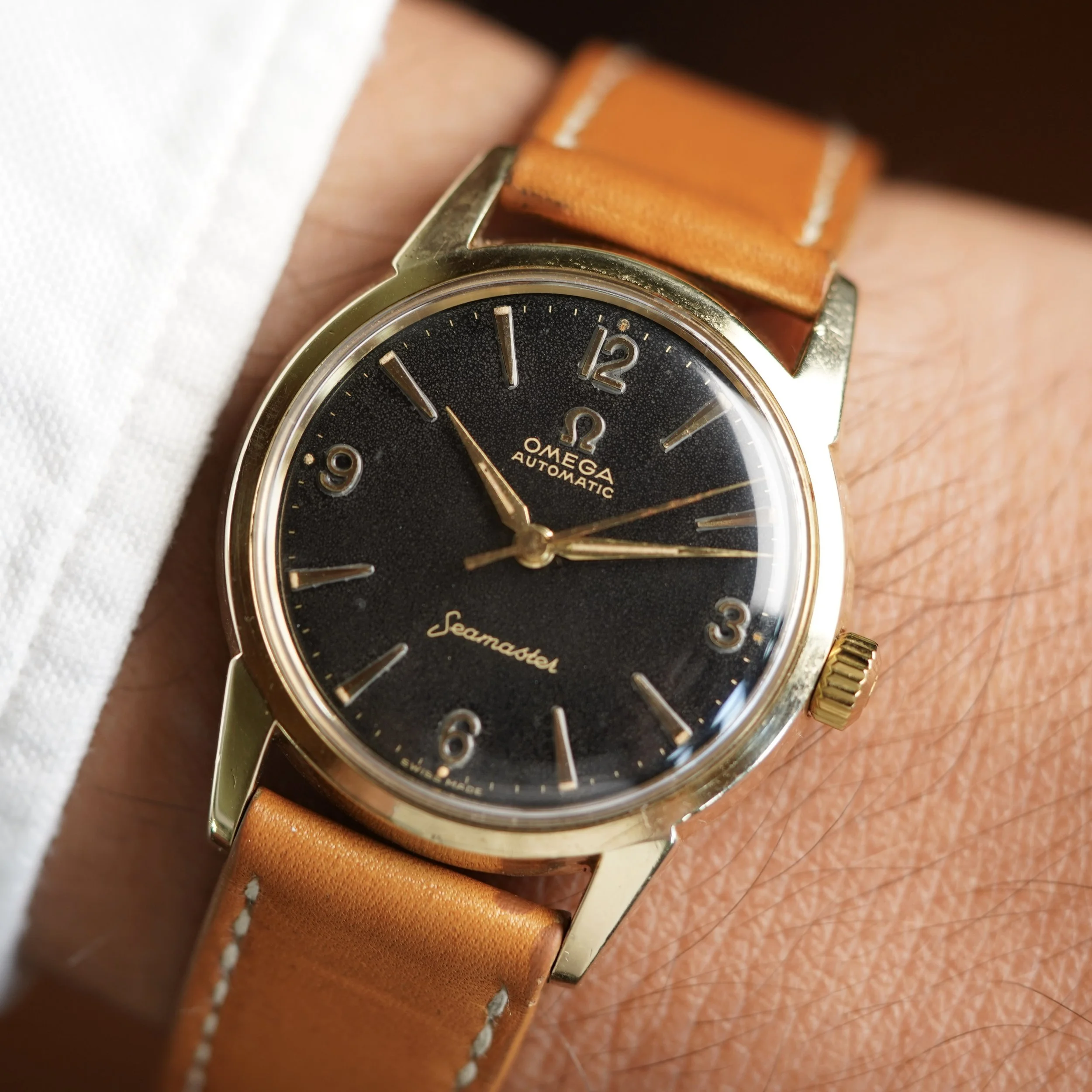 OMEGA Seamaster Gilt Dial Gold Plated Reference 14704