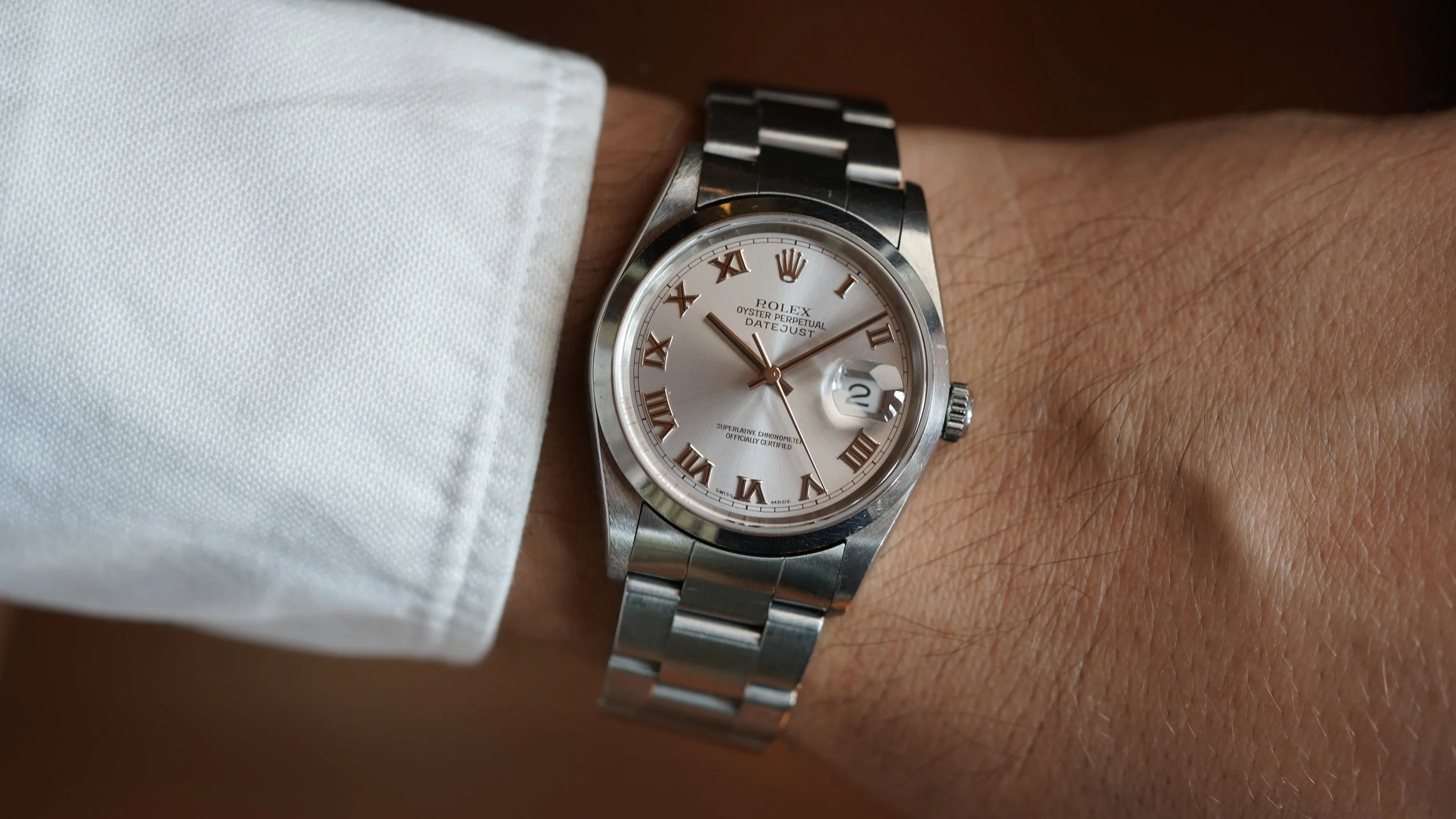Rolex Datejust Ref. 16200 Non-Luminous Roman Dial Unpolished