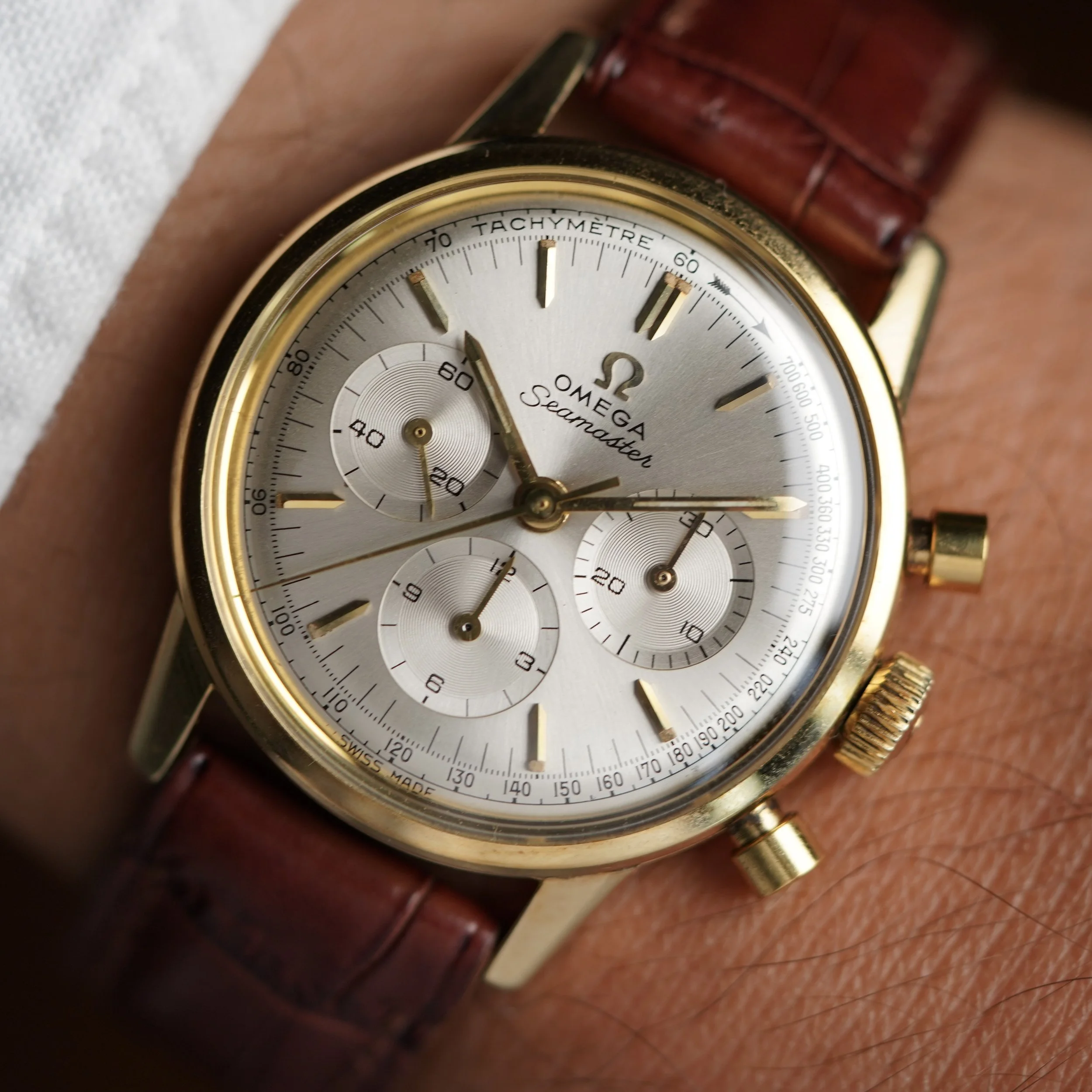 OMEGA Seamaster Chronograph Ref 105.001 in 14k YG