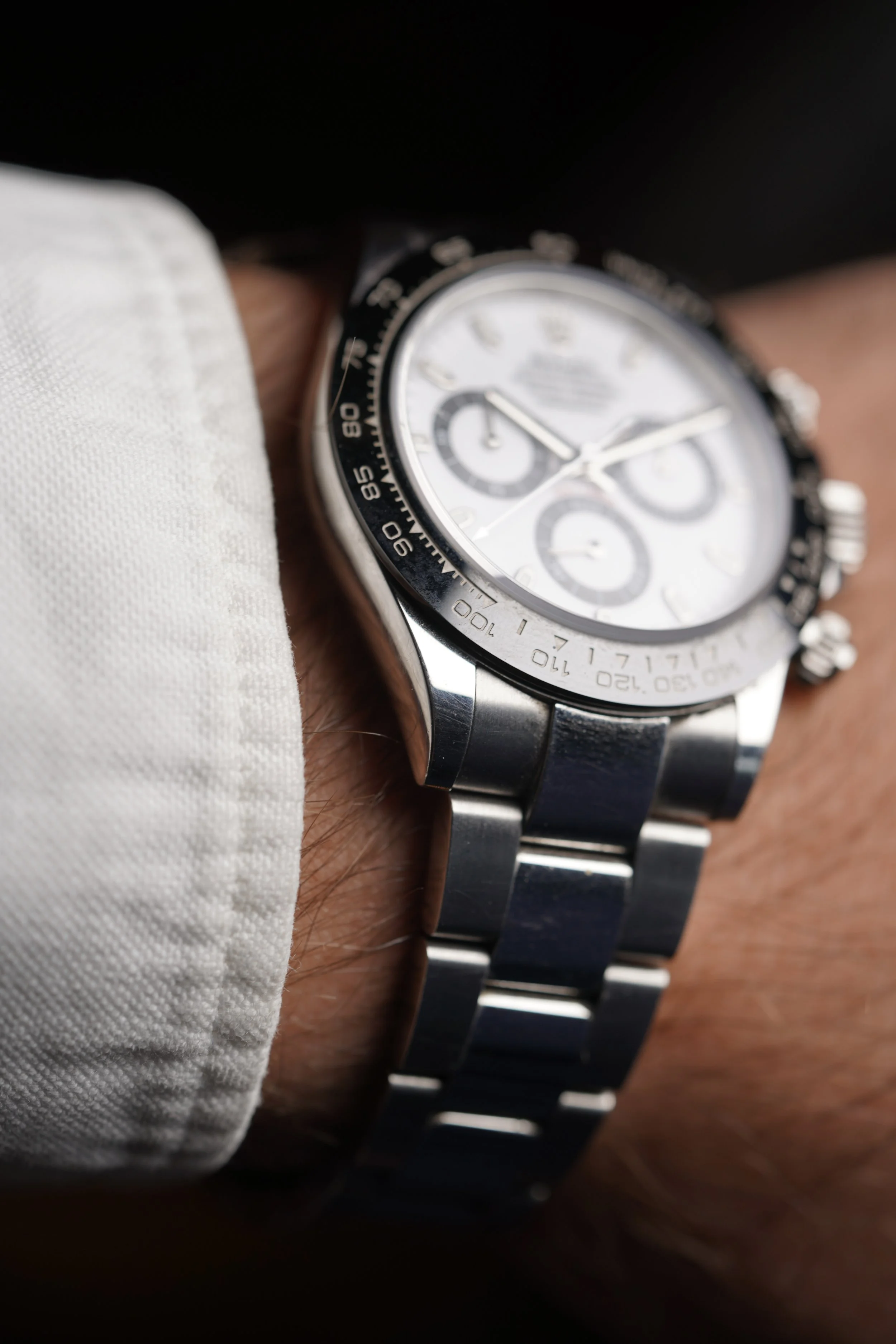 Rolex Panda Dial Daytona Ref 116500LN Full Set Unpolished — Wind