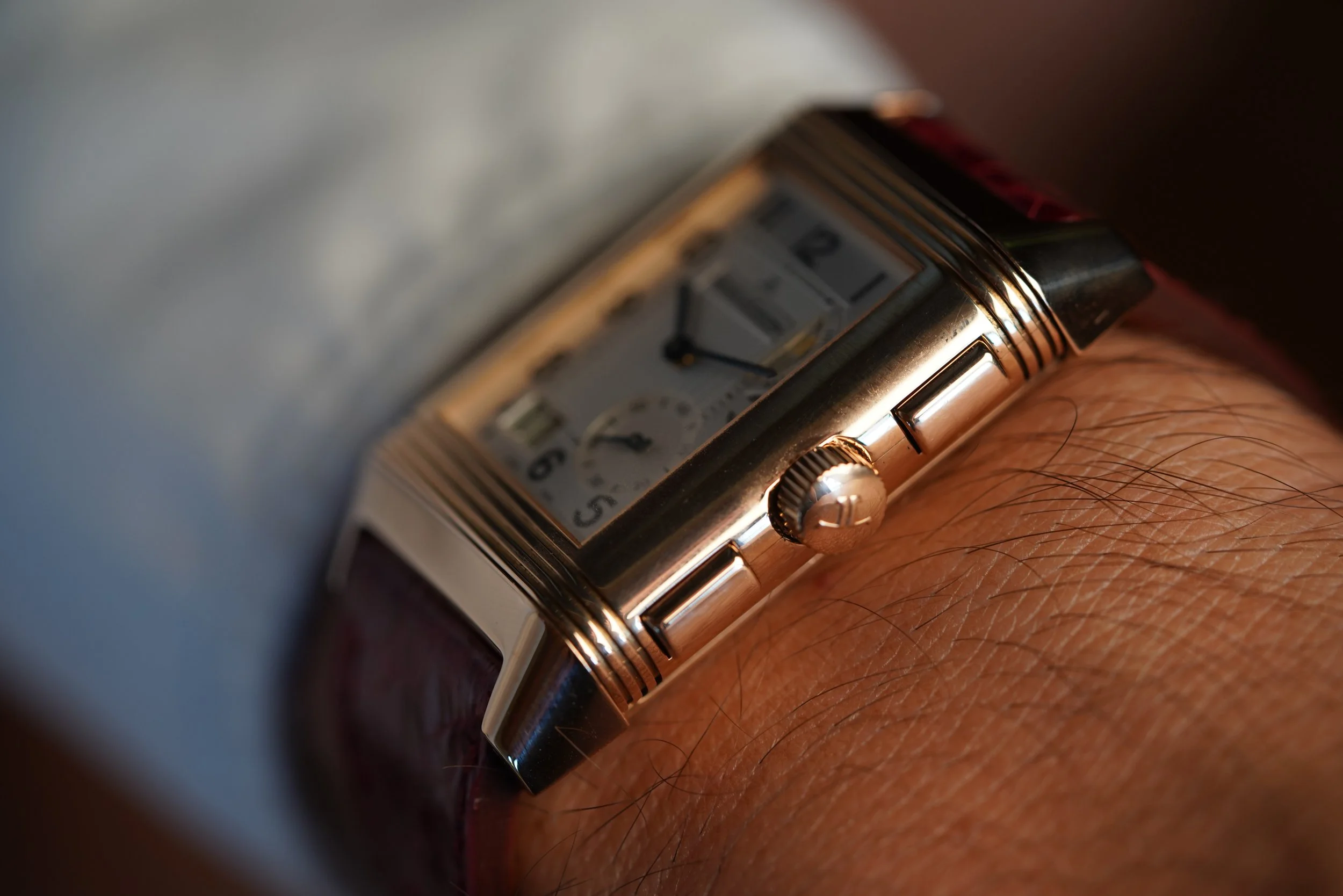 Jaeger-LeCoultre Grande Reverso GMT Q3022420 18K RG w/ Box