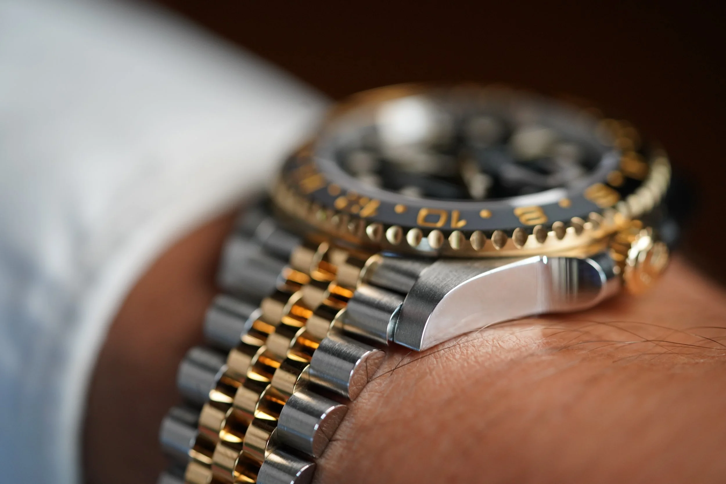 mmm Rolex GMT-Master II 126719BLRO 'Pepsi' White Gold Meteorite