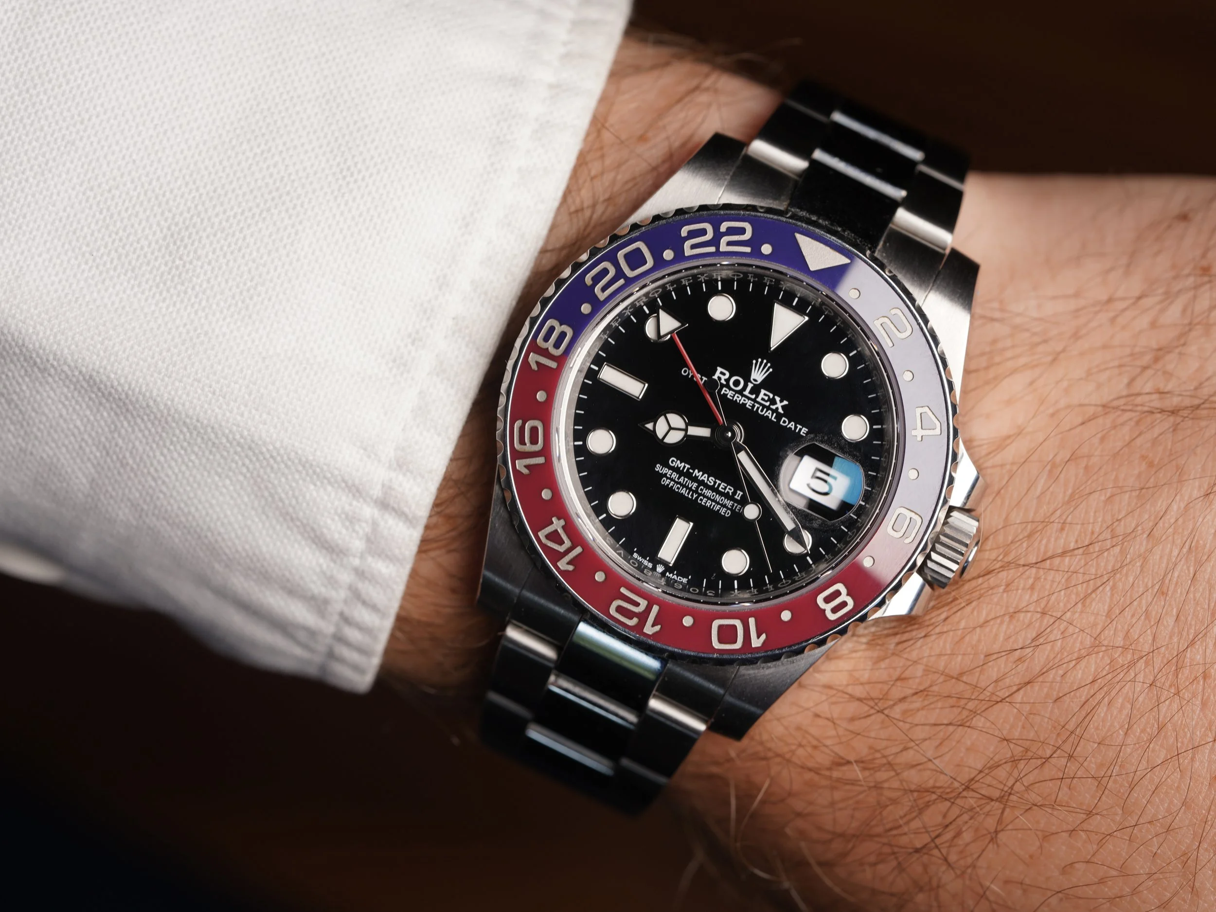 Rolex Pepsi GMT-Master II Ref. 126710BLRO w/ Box & Papers