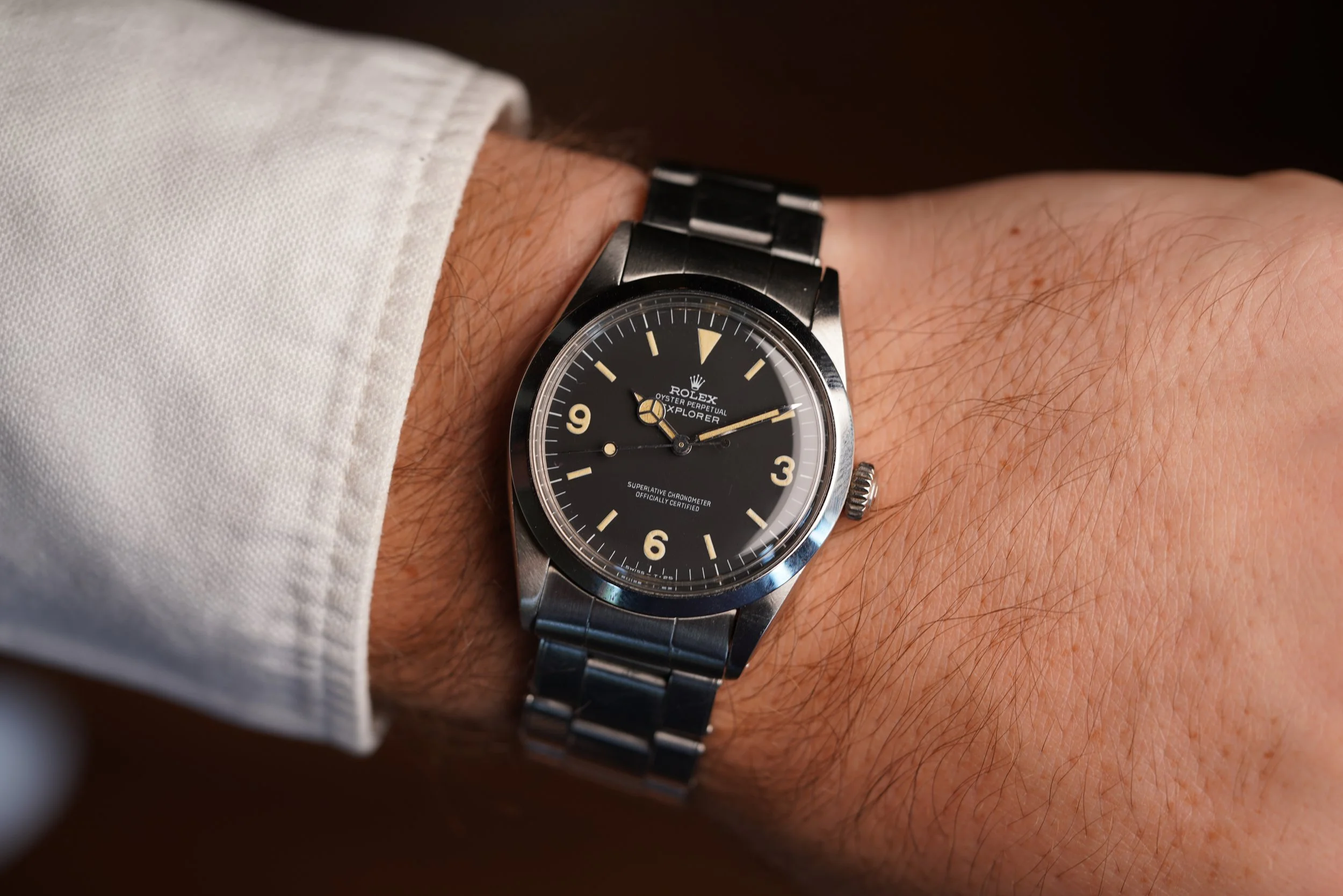 Rolex Explorer Reference 1016 Box & Booklet MK1 Frog Foot — Wind