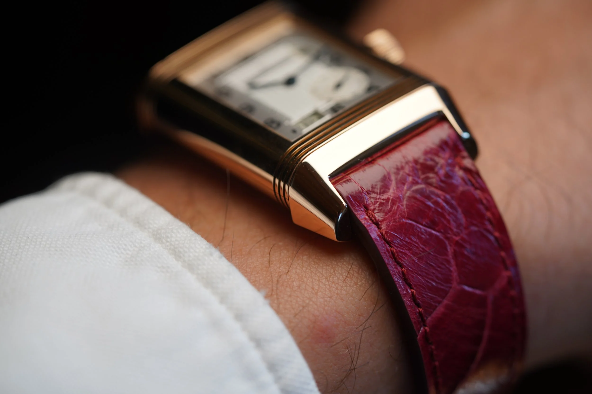 Jaeger-LeCoultre Grande Reverso GMT Q3022420 18K RG w/ Box