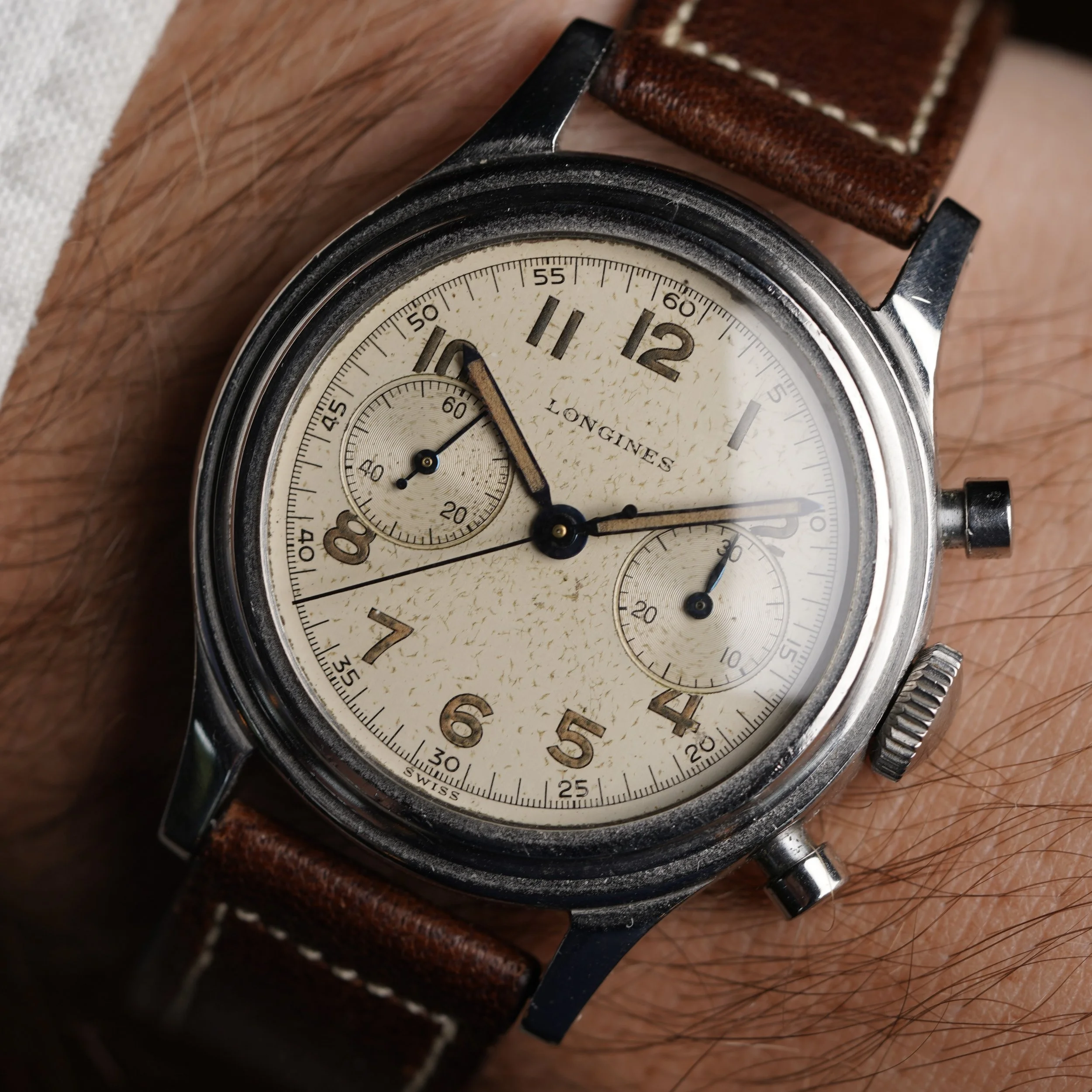 Longines 13ZN Chronograph Reference 5415 w/ Extract — Wind Vintage