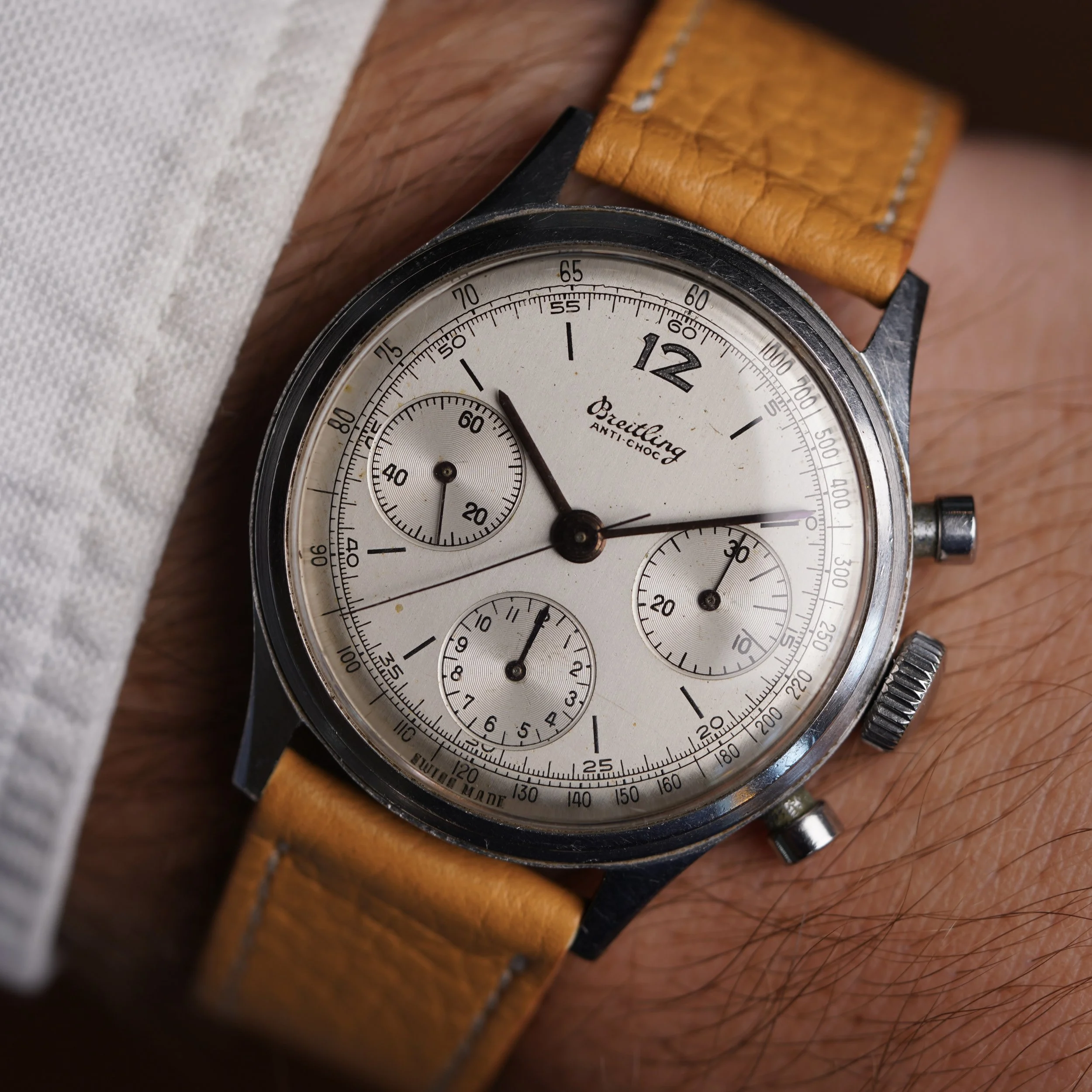 Breitling Non-Luminous Reference 788 Chronograph Unpolished — Wind