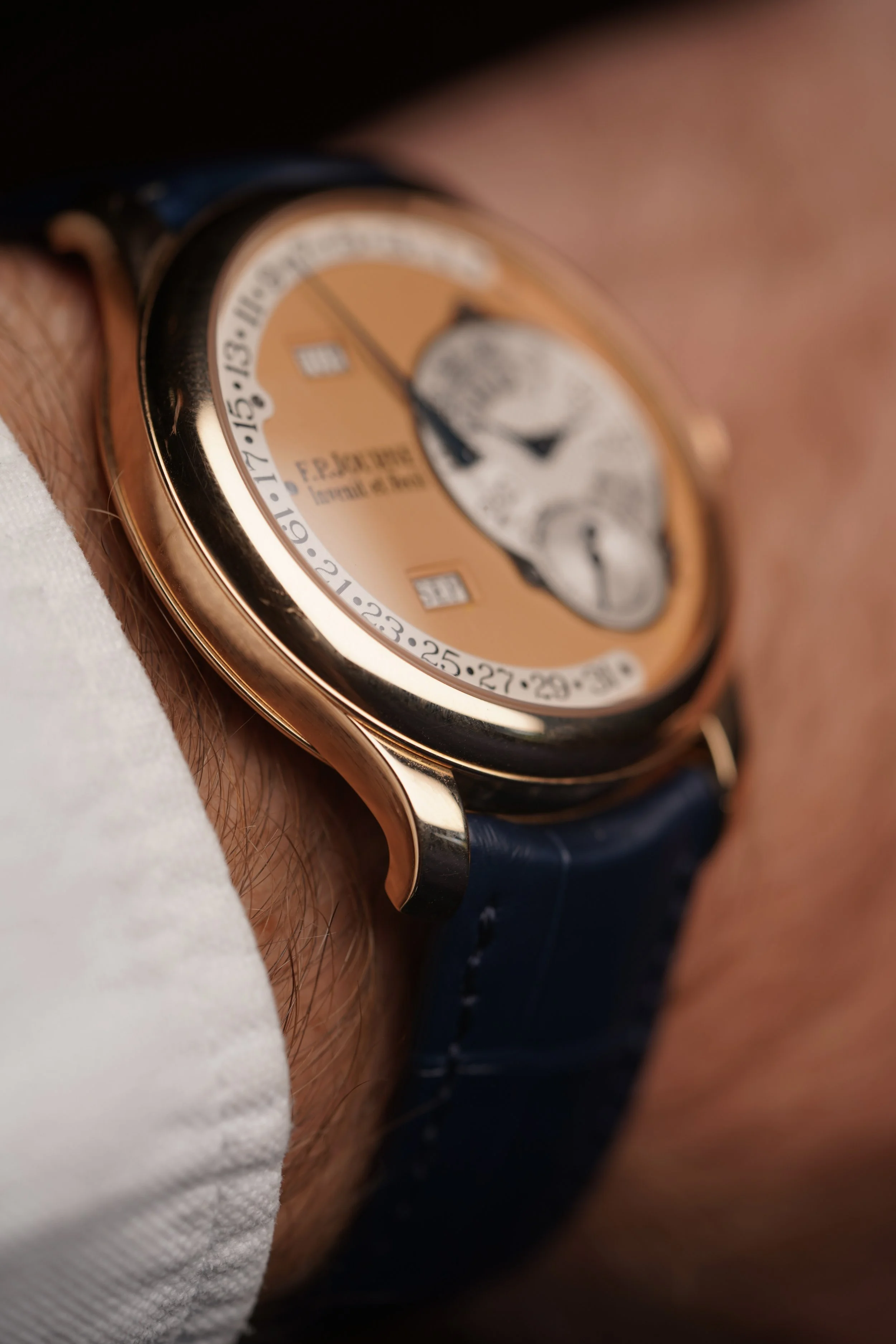 F.P.Journe Octa Calendrier Salmon Dial in Rose Gold Full Set