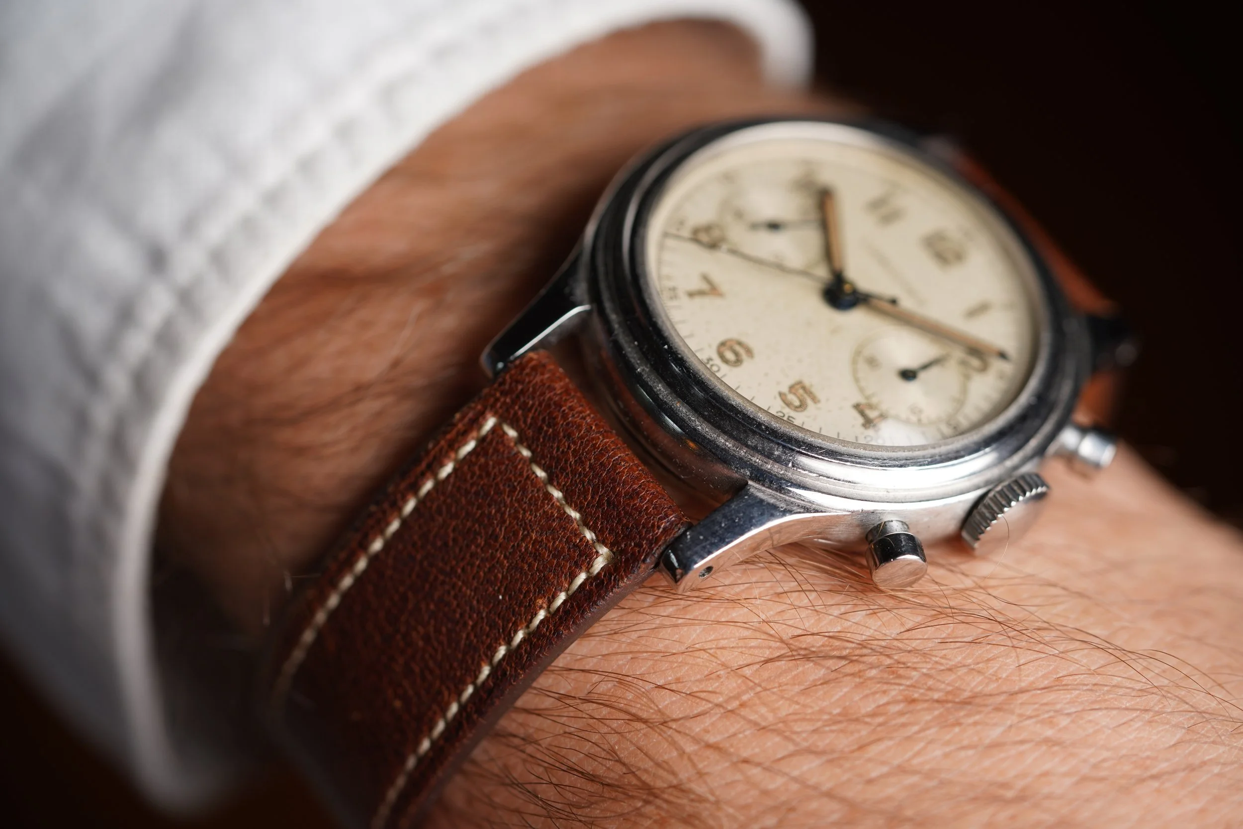 Longines 13ZN Chronograph Reference 5415 w/ Extract — Wind Vintage