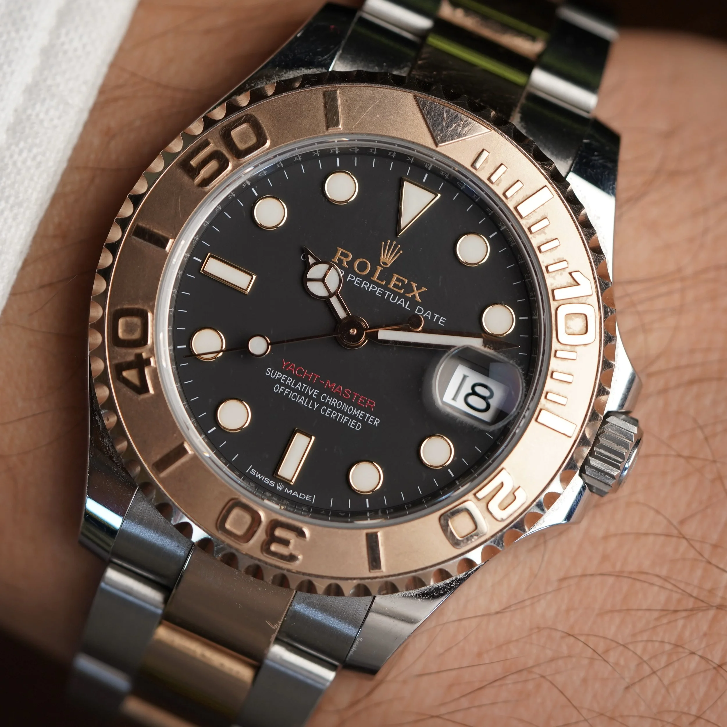 Rolex Yacht-Master 37 Ref. 268821 Full Set Unpolished