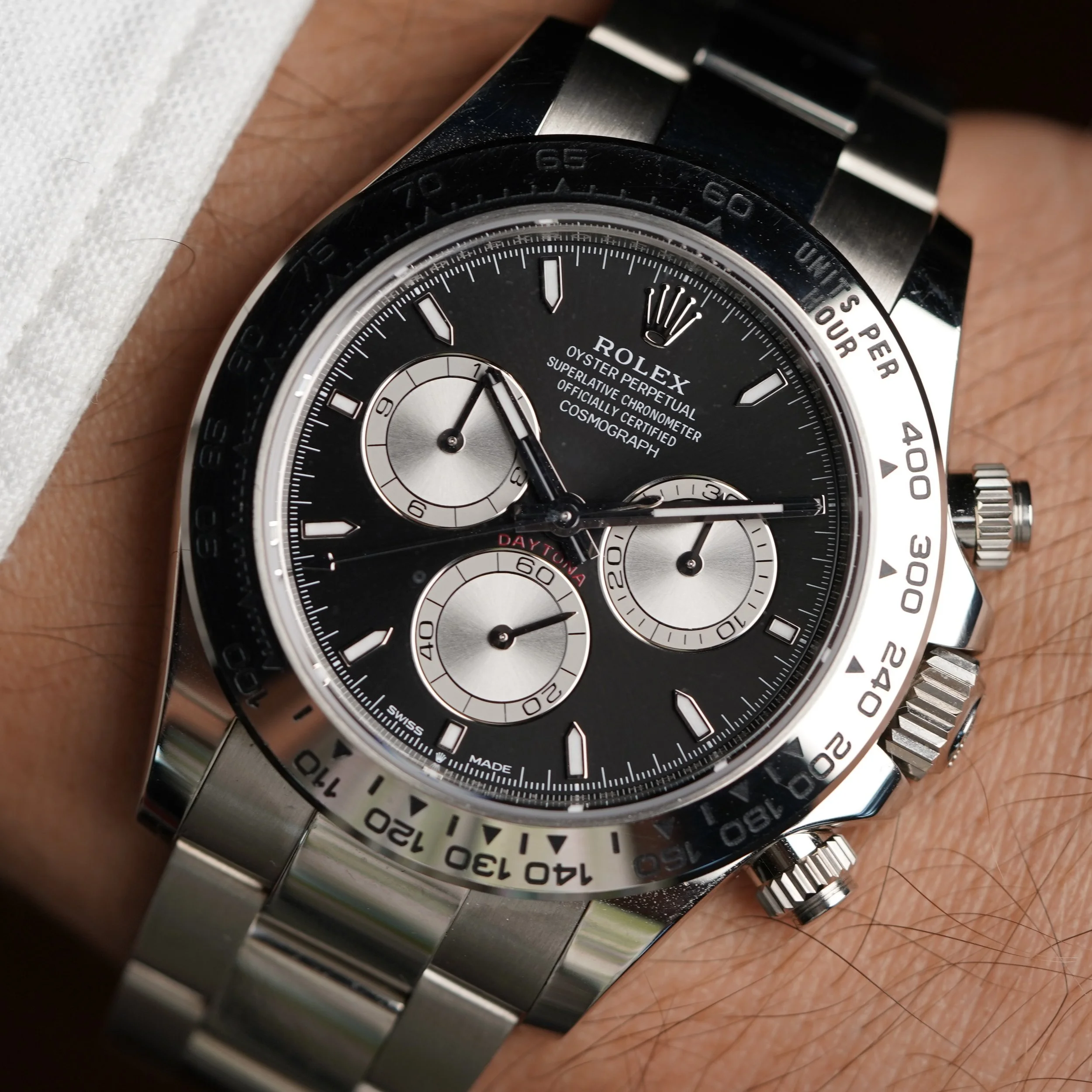 Rolex Daytona Reference 126509 in 18K White Gold Unpolished Full Set