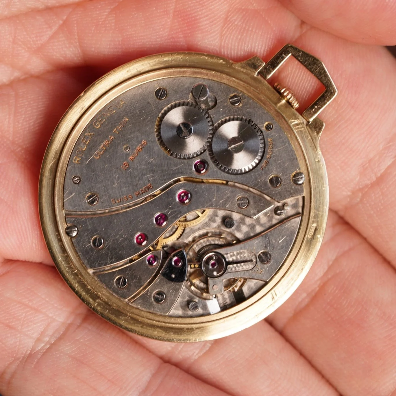 rolex pocket watch movement