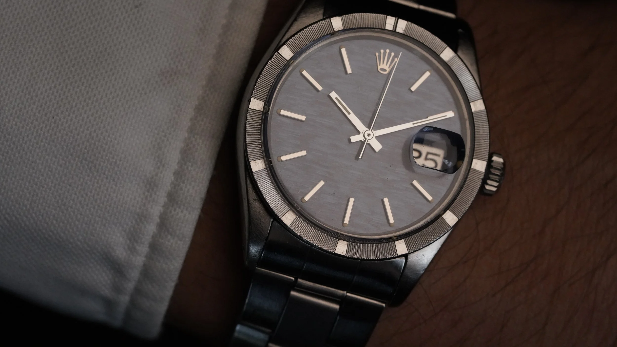Rolex Mosaic Date Ref 1501 Unpolished — Wind Vintage