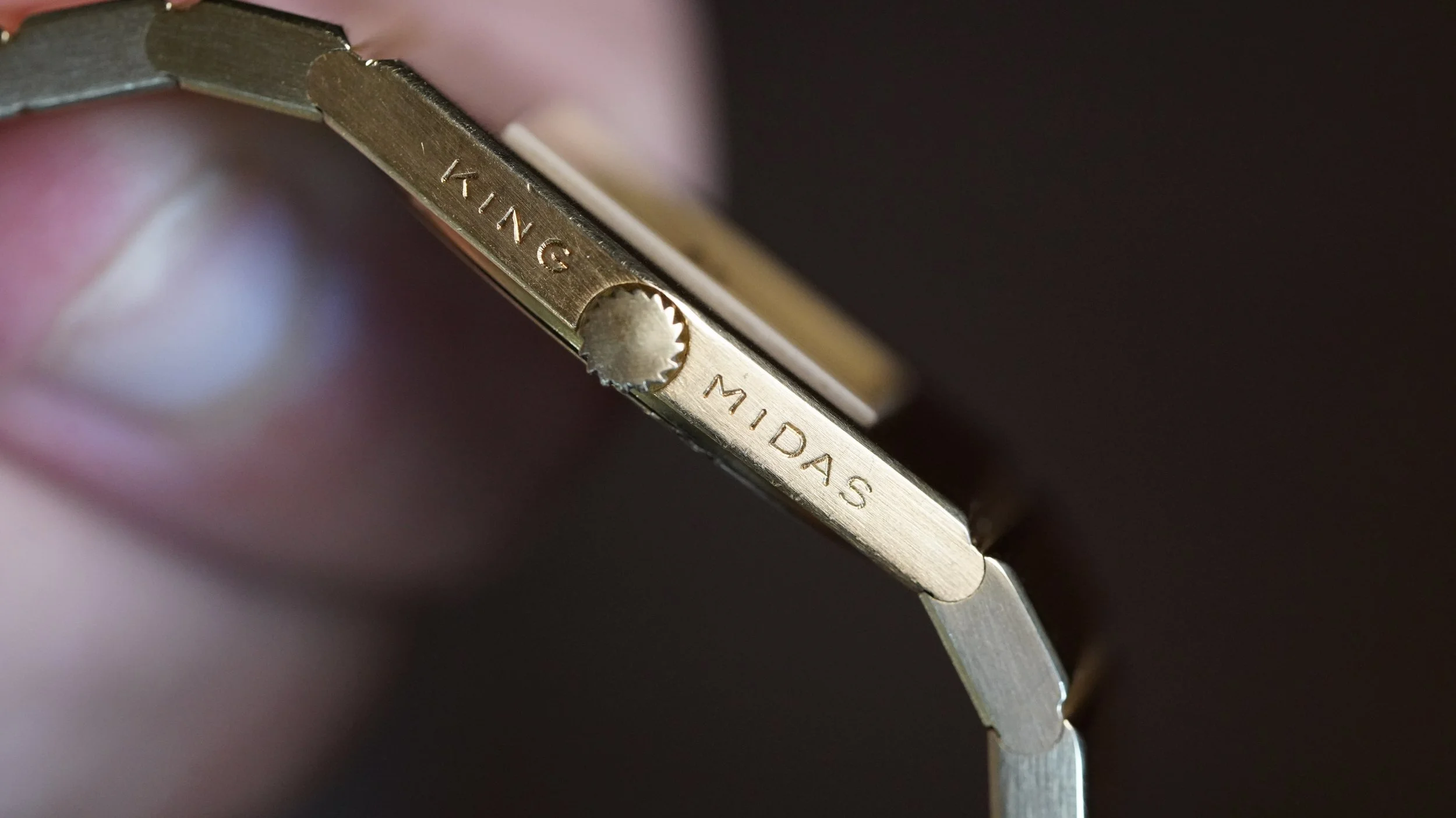 クデキン Rolex King Midas Reference 9630 in 18k YG — Wind Vintage