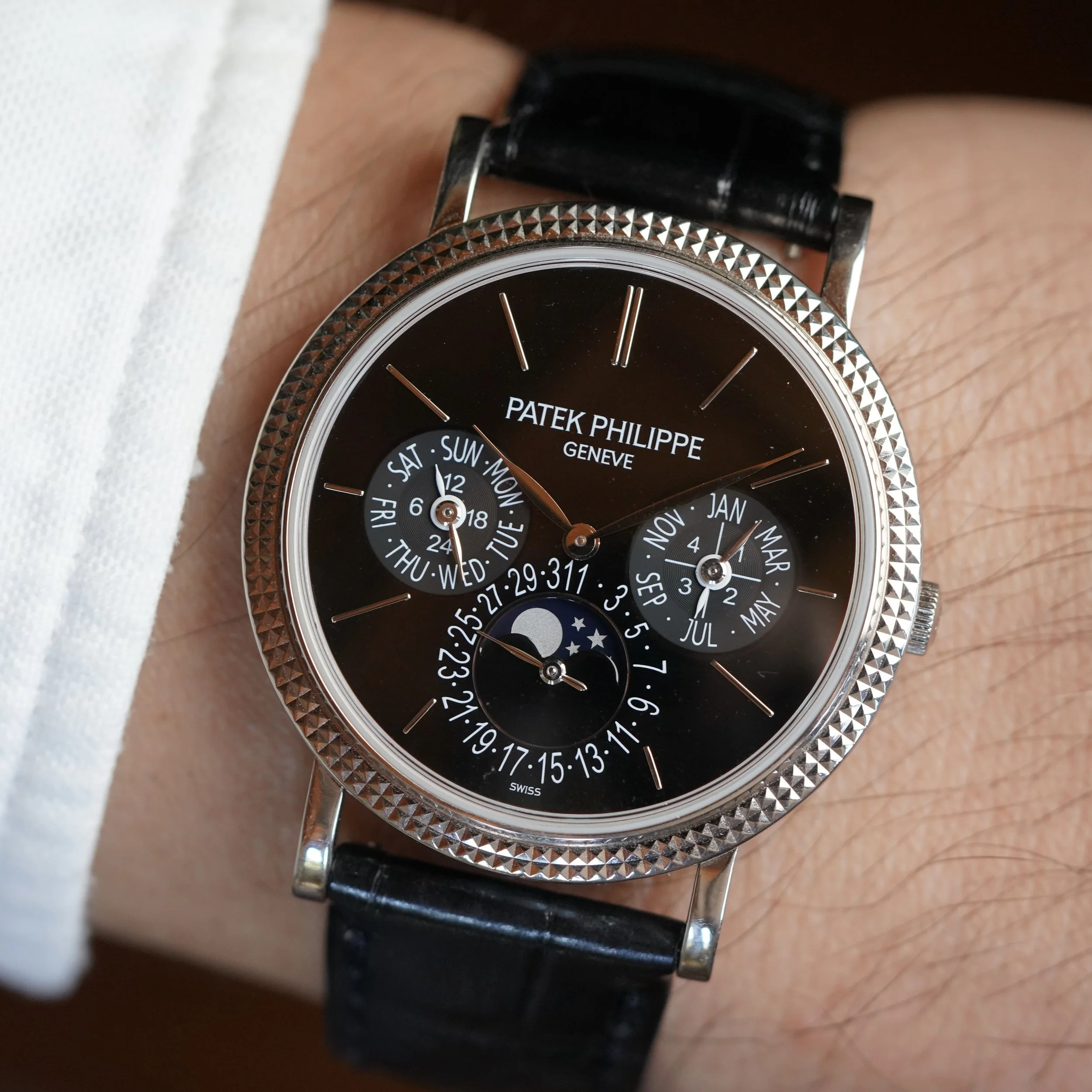 Patek Philippe Perpetual Calendar Black Dial  Ref. 5139G w/ Archives