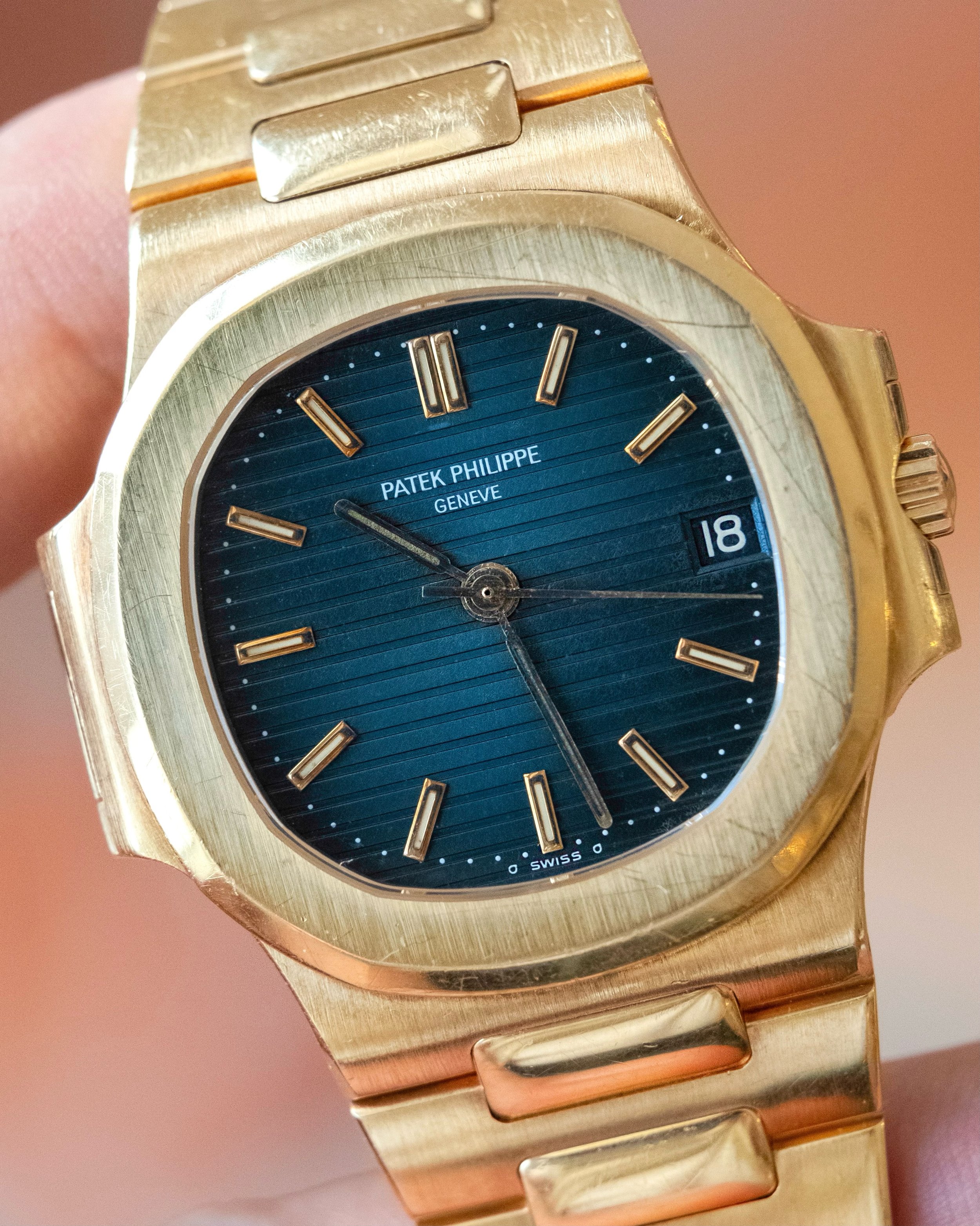 Patek philippe deals blue gold
