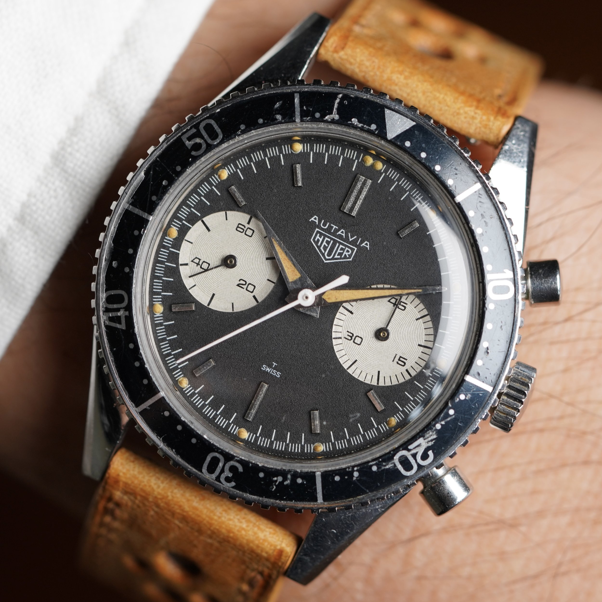 Heuer Autavia 2nd Execution Reference 3646 Unpolished