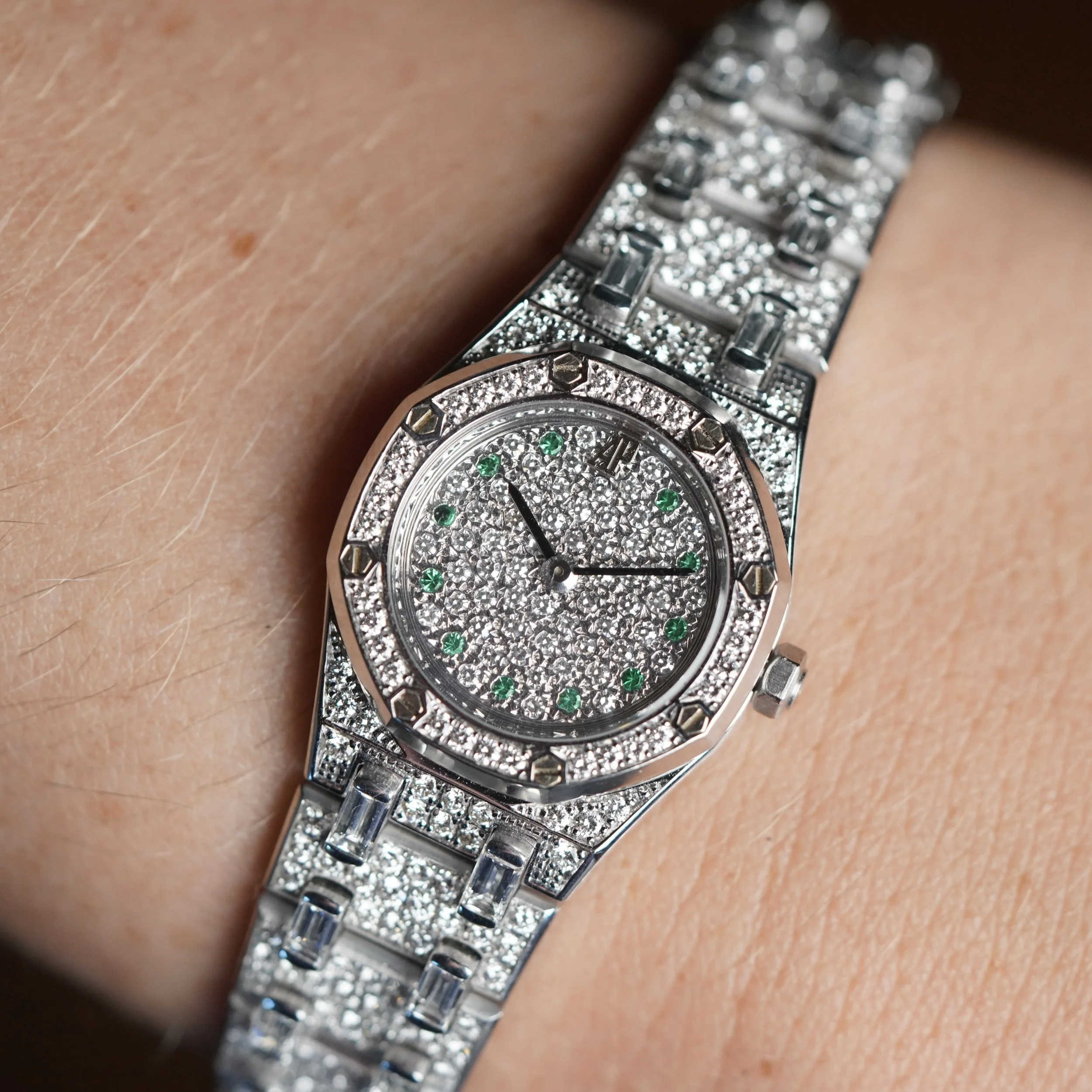 Audemars Piguet Super Mini Royal Oak Diamond Set Reference 67173BC