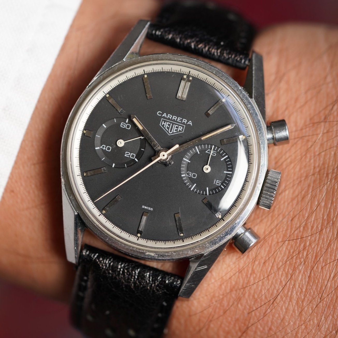 Heuer Carrera Reference 3647N Unpolished