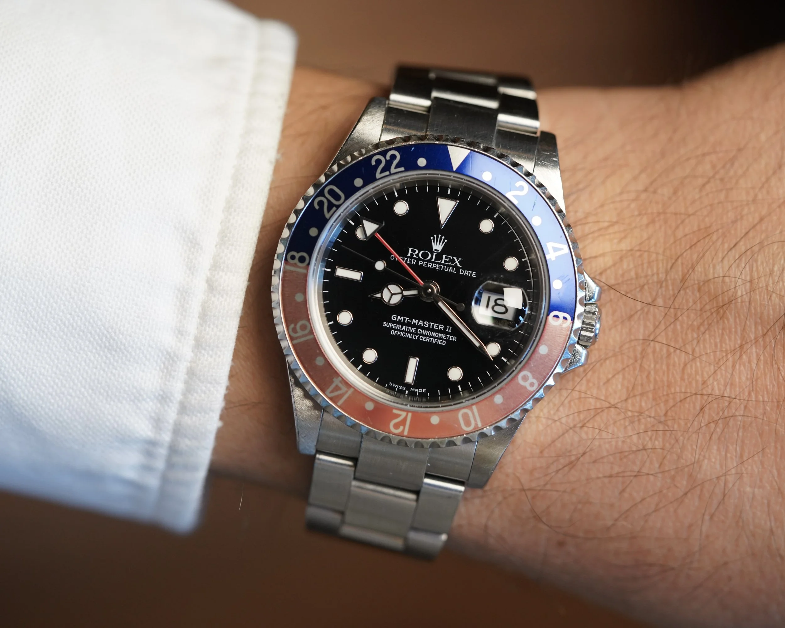 Rolex Pepsi GMT-Master II Reference 16710 Unpolished — Wind Vintage