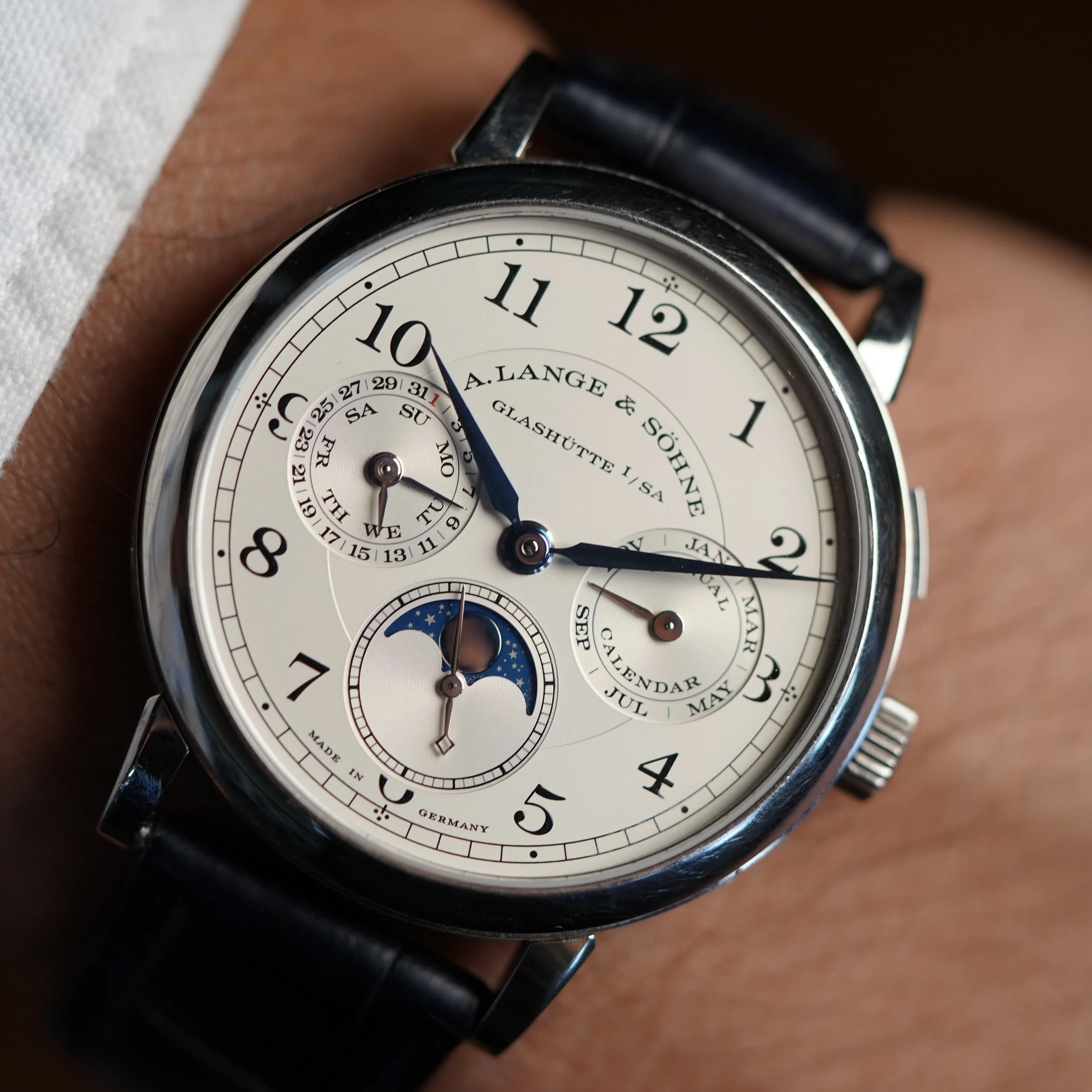A. Lange &amp; Söhne 1815 Annual Calendar Reference 238.026 18K WG Full Set