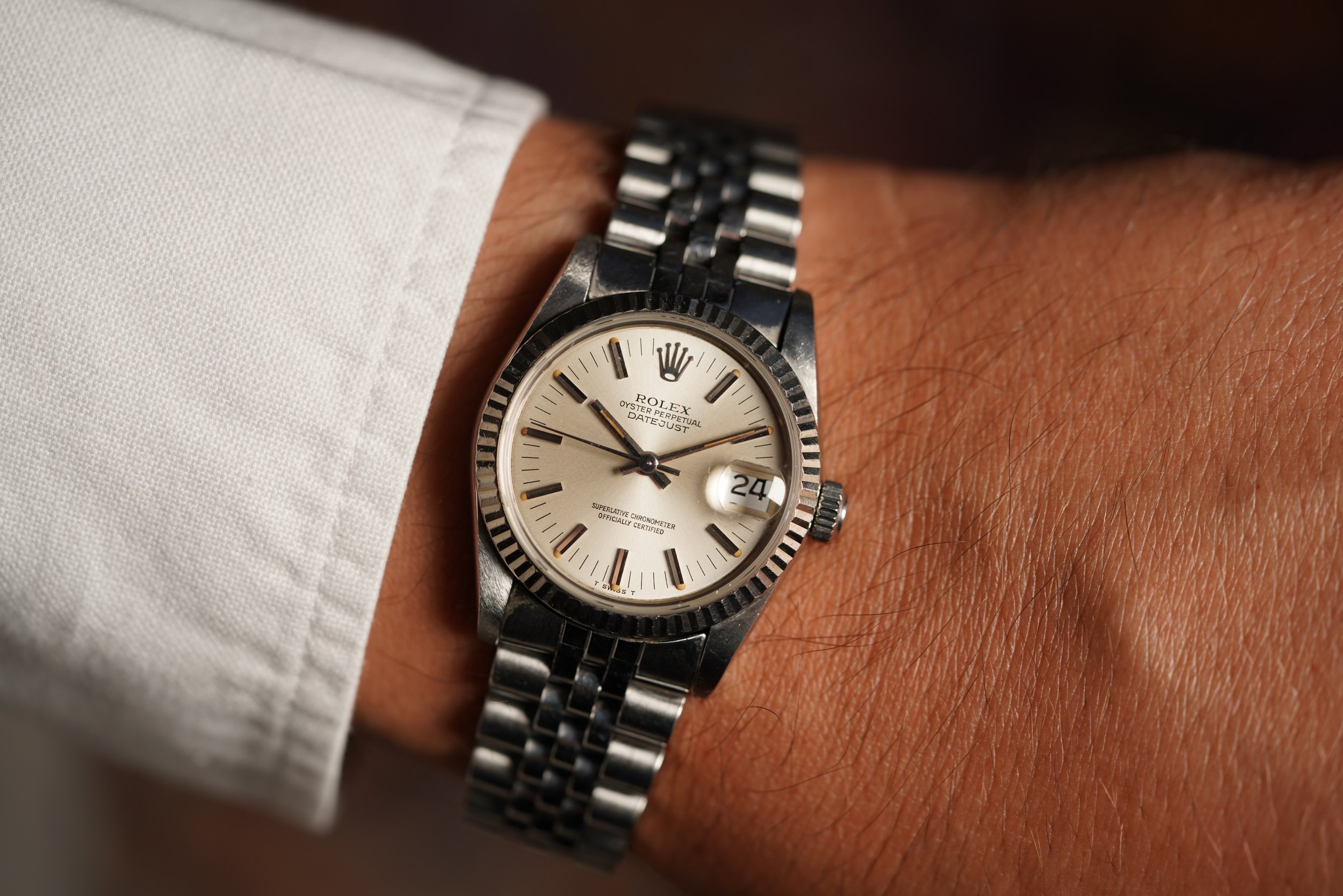 Rolex Datejust Reference 68274 Unpolished — Wind Vintage Rolex Datejust Reference 68274 Unpolished — Wind Vintage