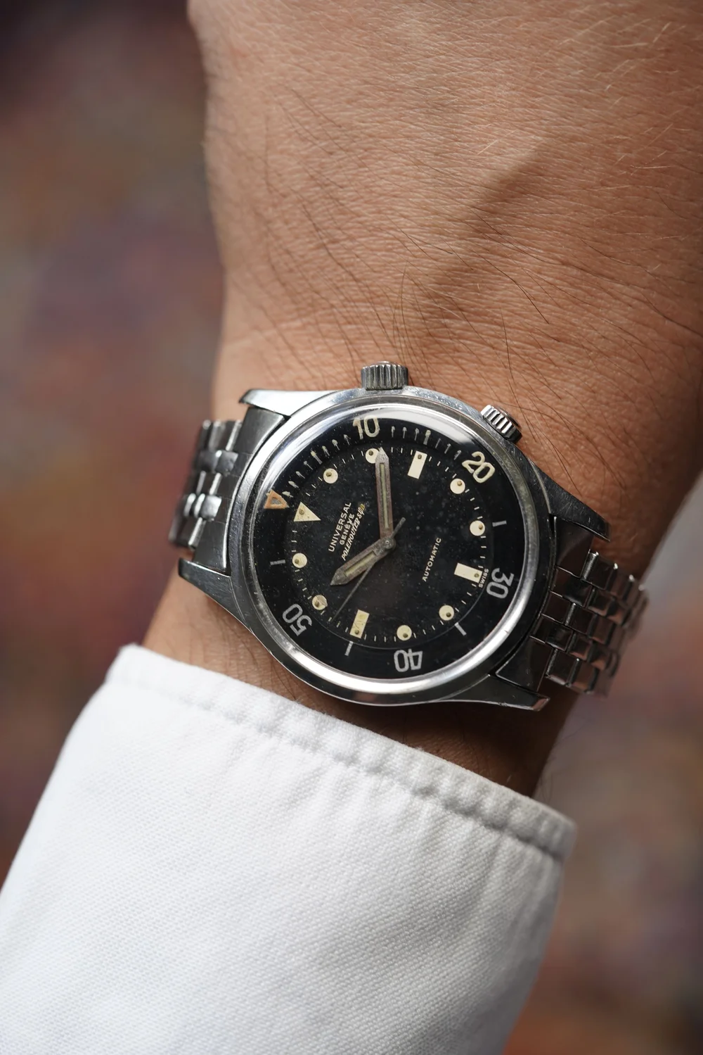 Universal Genève Polerouter Sub 20369/1 Super Compressor on Bracelet ...